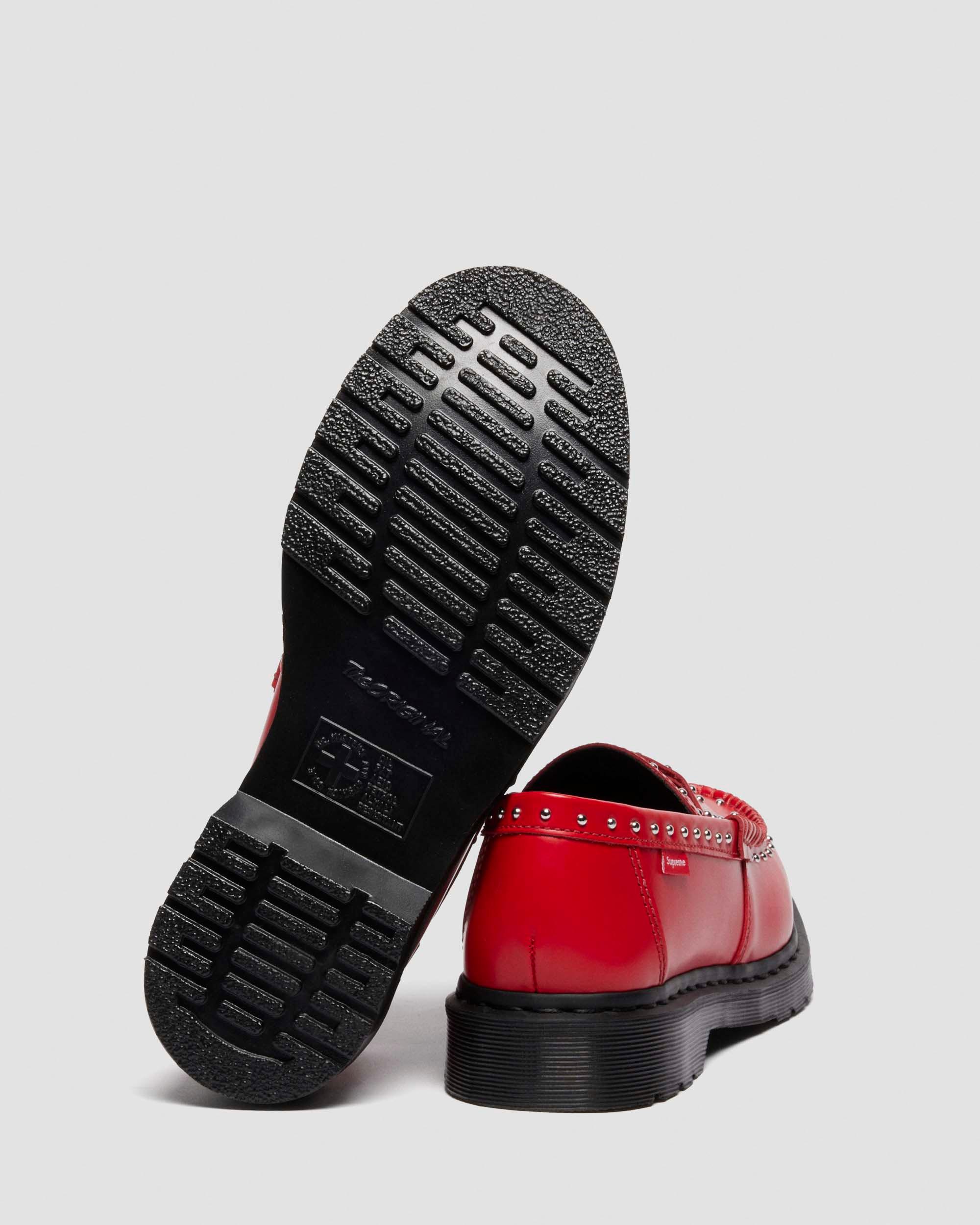 Penton Supreme Leather Loafers in Poppy Red