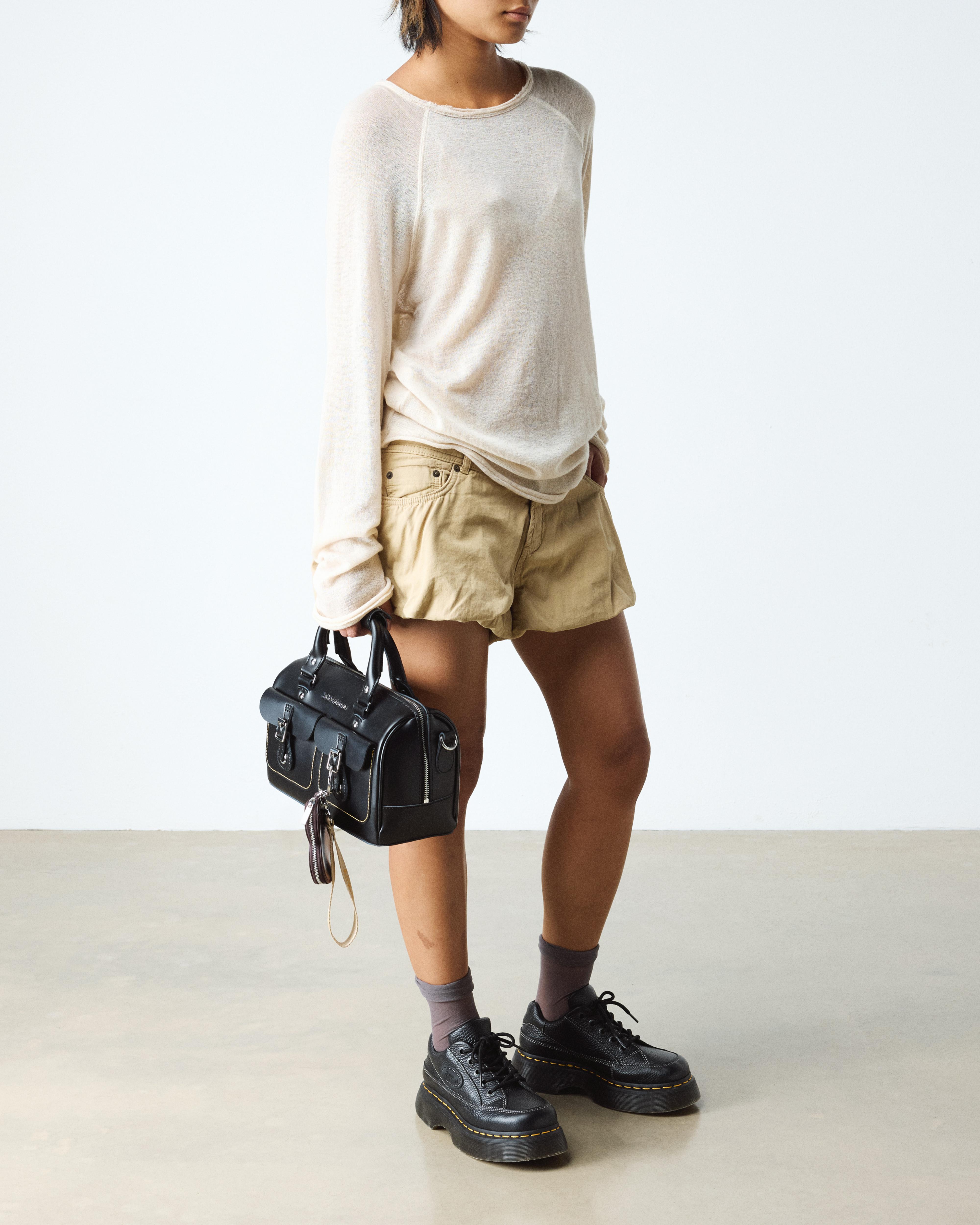 Adrian Bex Smooth Leather Tassel Loafers in Black | Dr. Martens