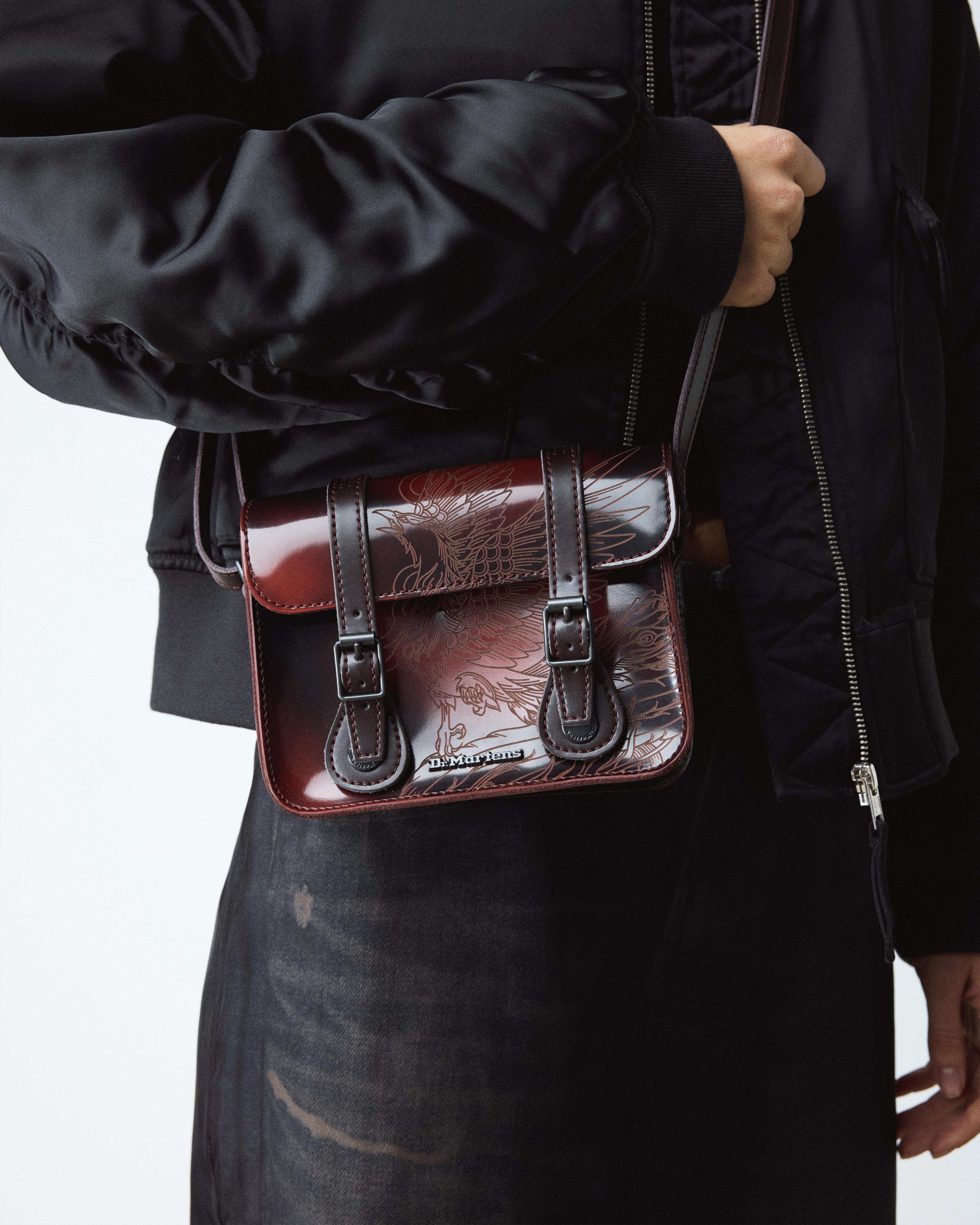 DR MARTENS 7 Inch Phoenix Arcadia Leather Satchel