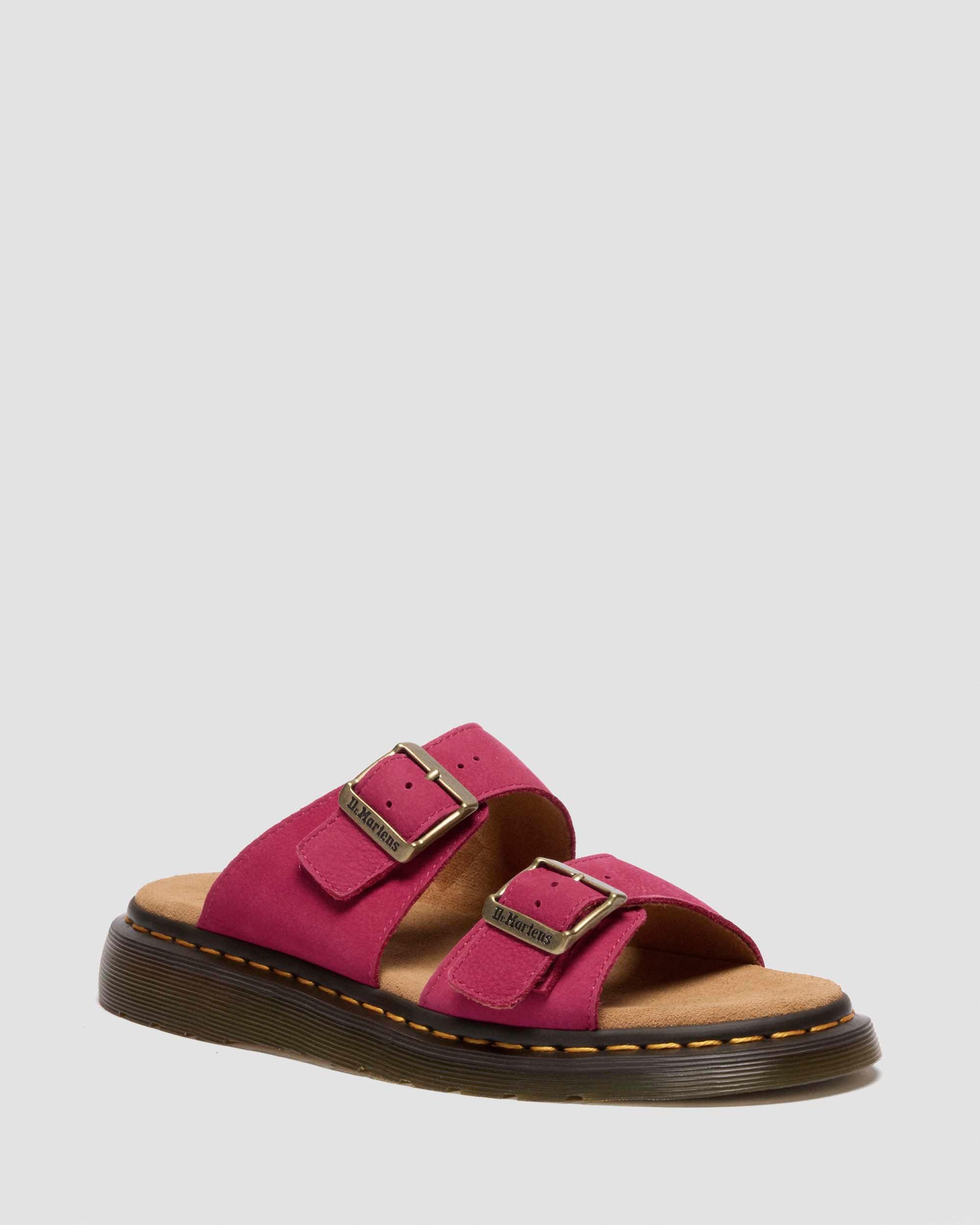 Josef Nubuckleren Slide Sandalen in Roze