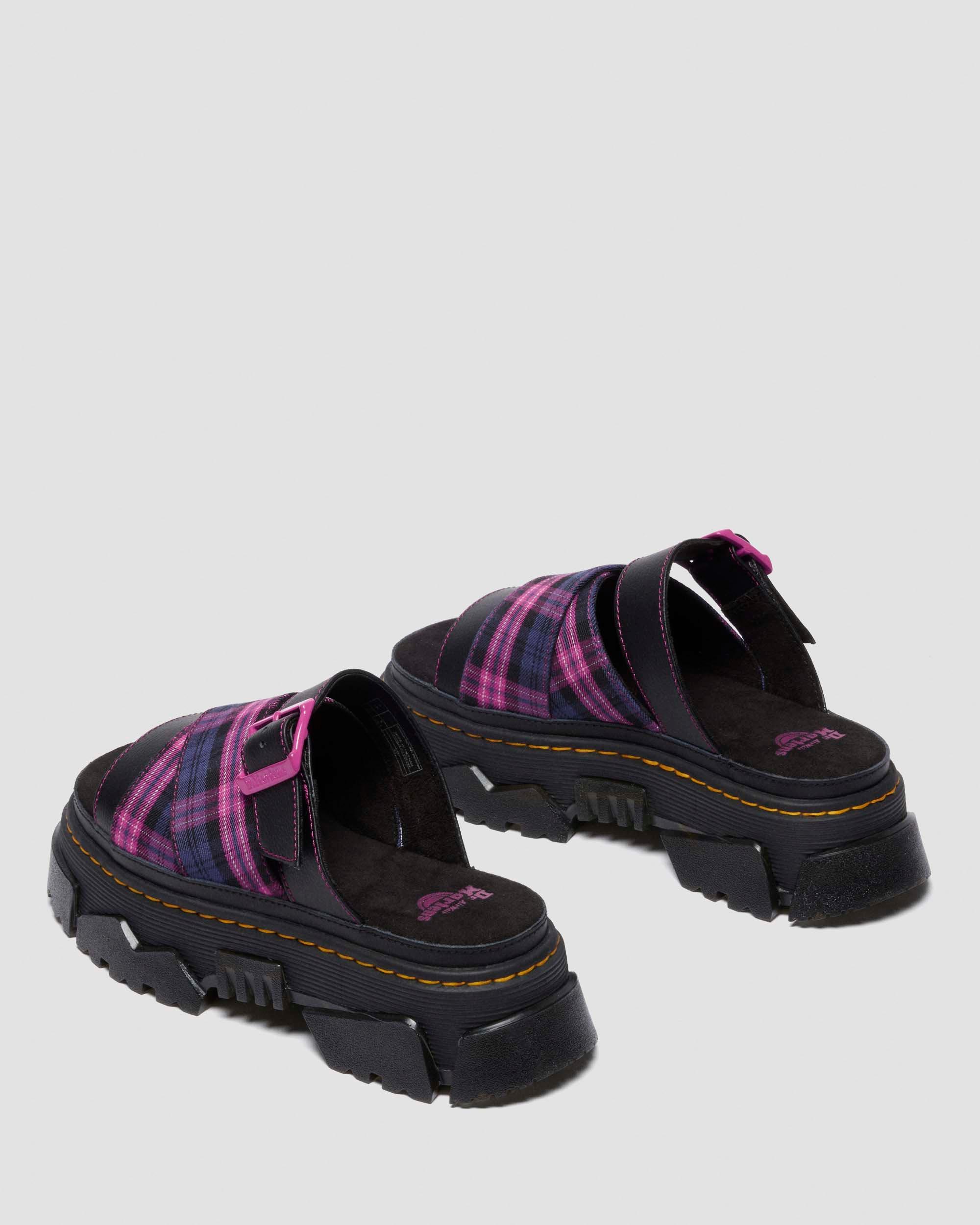 MATTISON SLIDE in BLACK+PINK MULTI