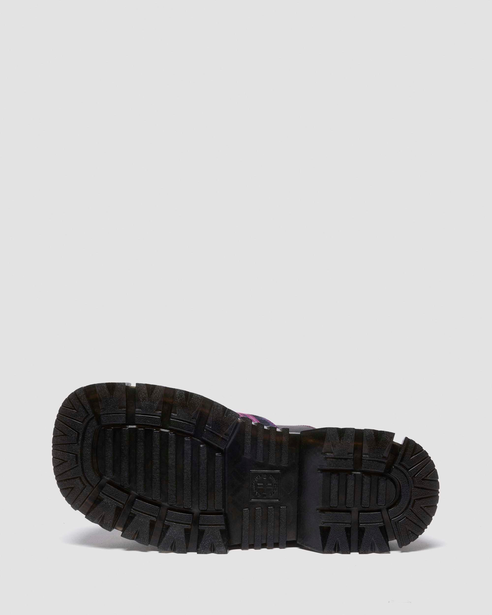 MATTISON SLIDE in BLACK+PINK MULTI
