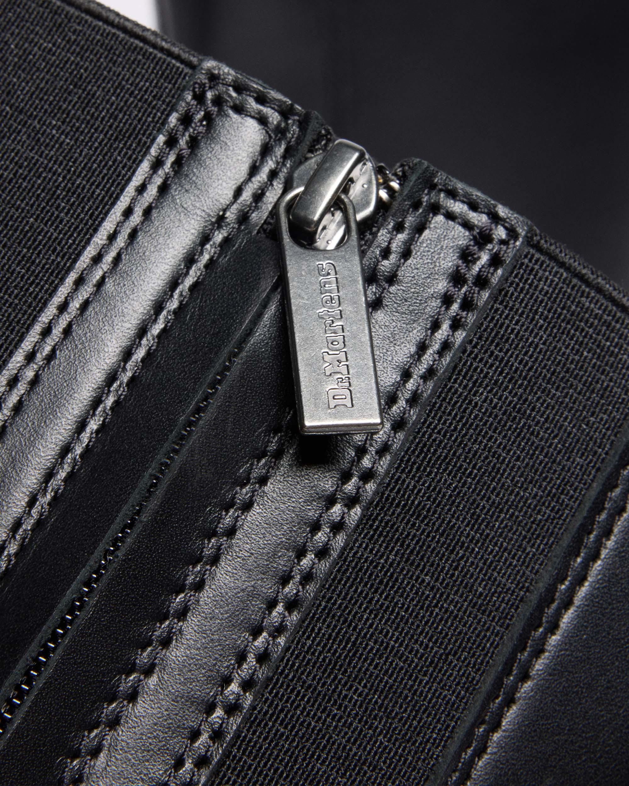 Musta MAYBOLE HI SQUARE TOE – NAHKAISET CHELSEA-BOOTSIT