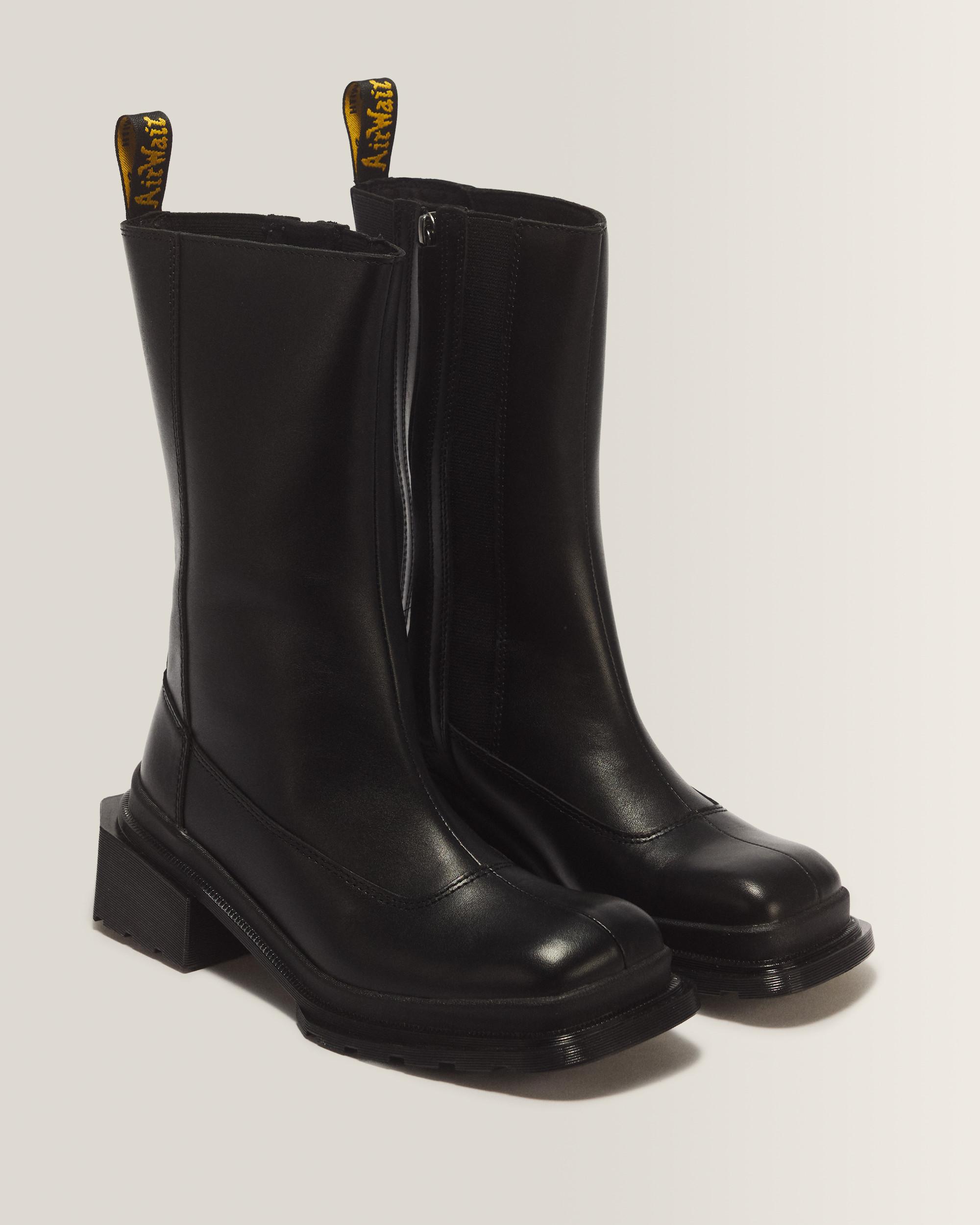 Dr. Martens Maybole Chelsea Boots Für Damen – Mit Gummizug, 40 Mm Absatz, Quadratischer Spitze