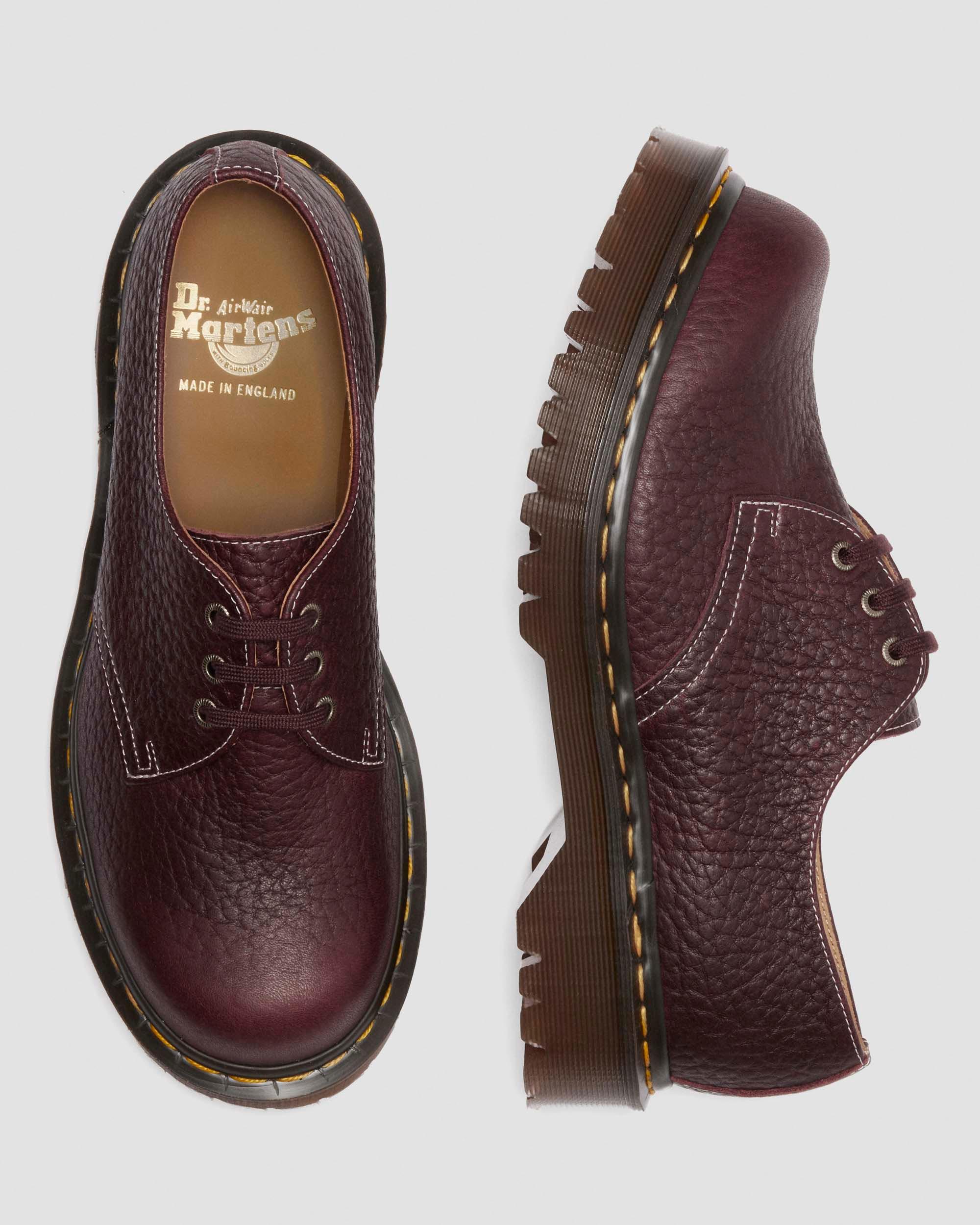1461 Made In England Soft Boa Embossed Leather Bump Toe Shoes