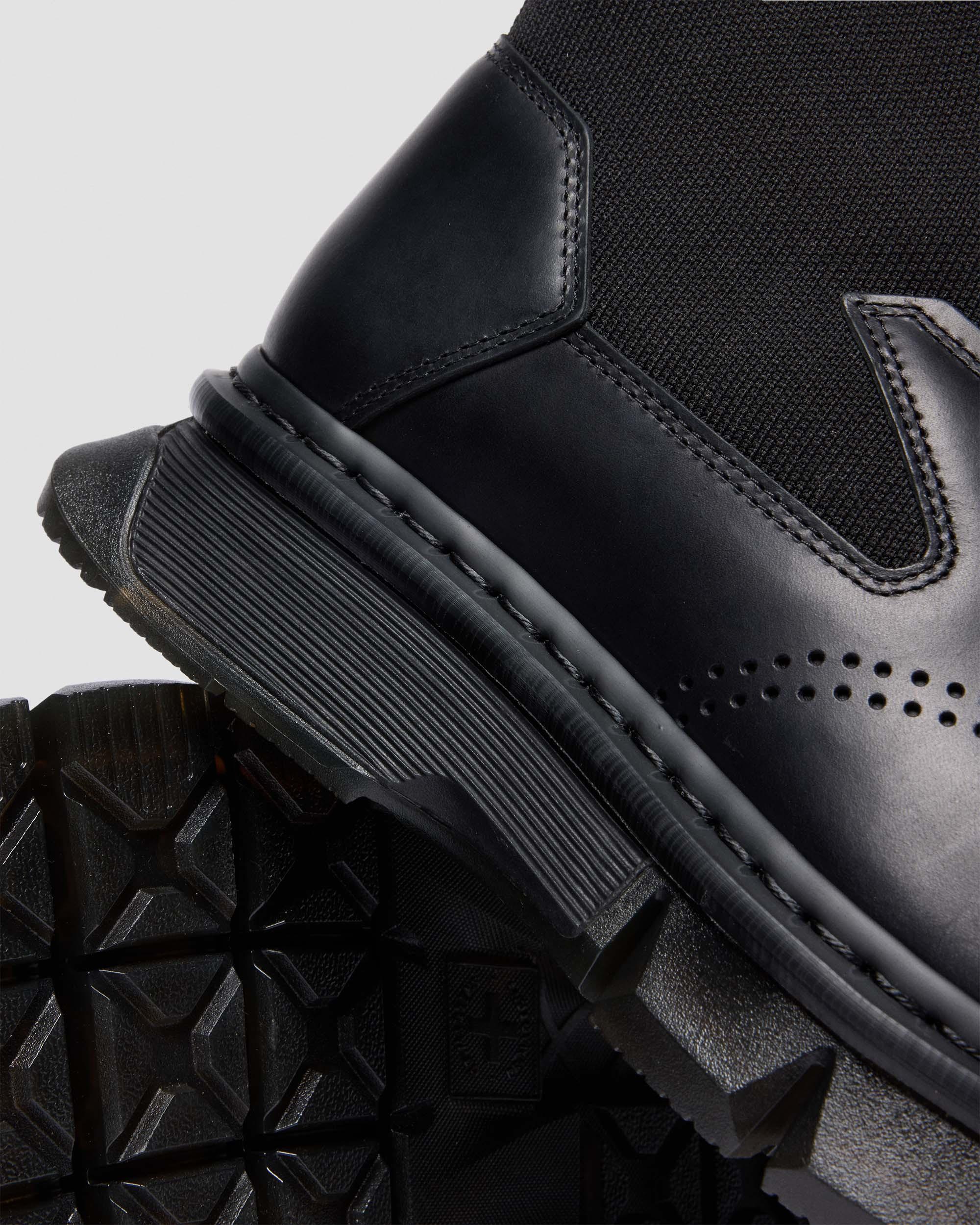 14XX QUBIST STIEFEL MIT REISSVERSCHLUSS in Schwarz