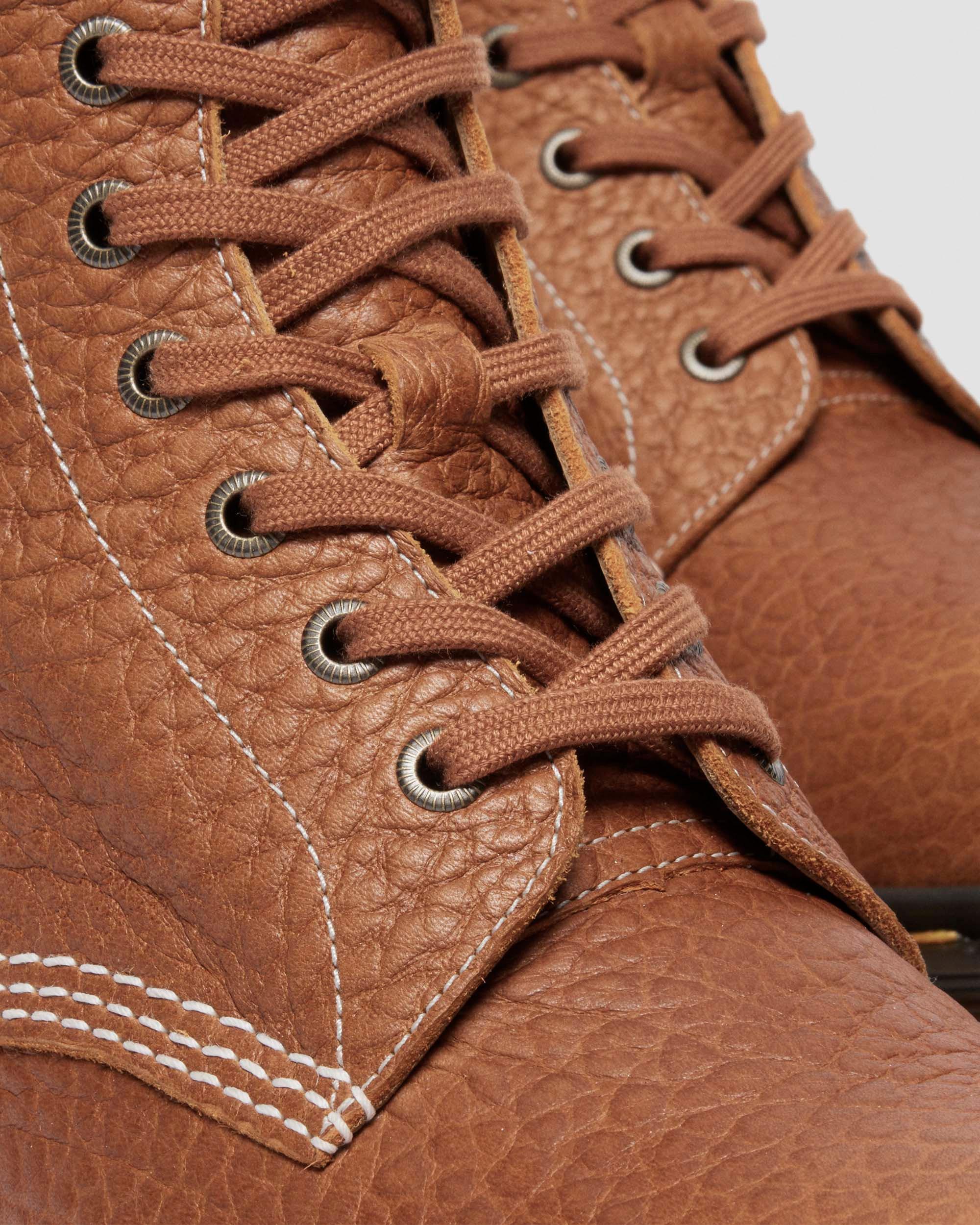 1460 Made In England Soft Boa Embossed Leather Bump Toe Boots in DESERT TAN