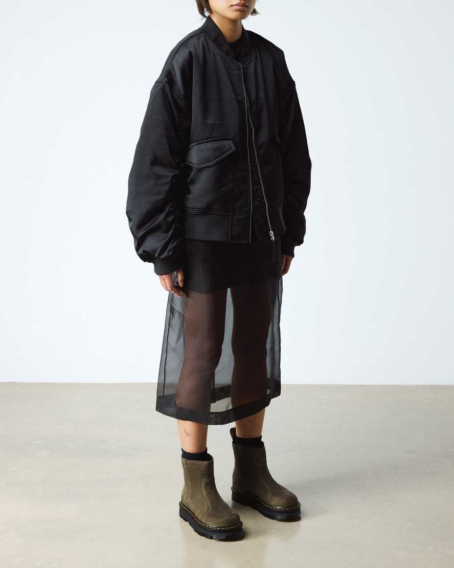 Dr. Martens' Zebzag Rigger Slip On Nubuck Boots In Multi