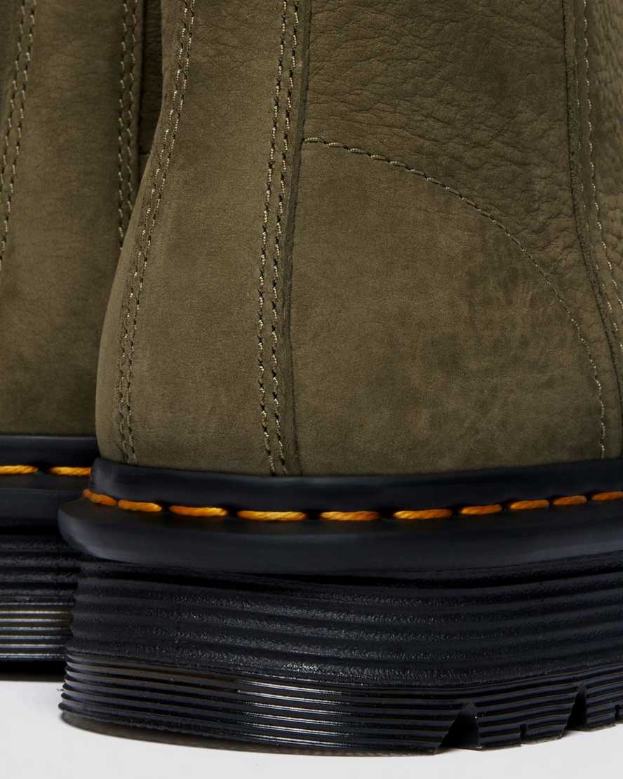 Dr. Martens' Zebzag Rigger Slip On Nubuck Boots In Multi