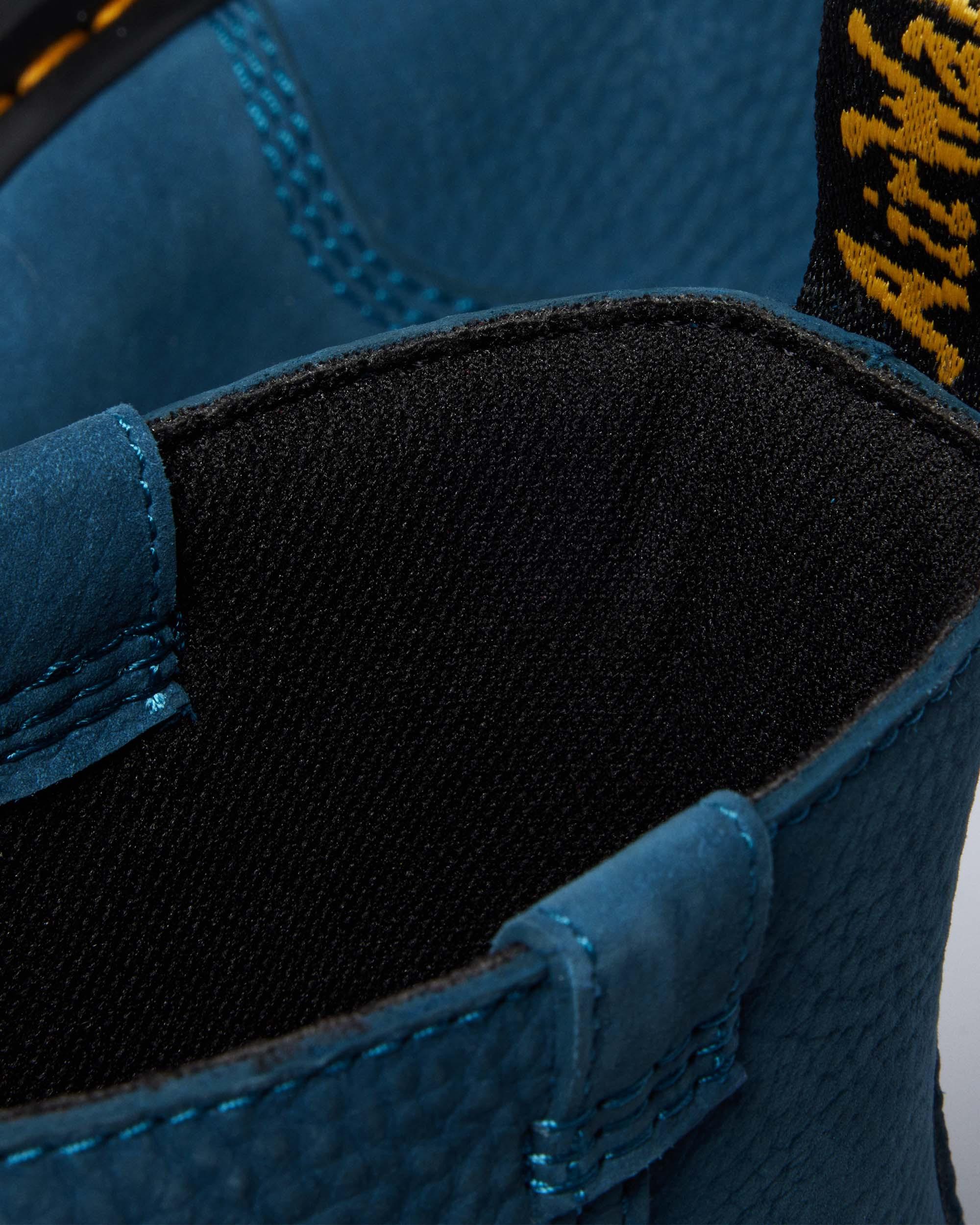 ZEBZAG RIGGER SLIP ON NUBUCK STIEFEL in Blau