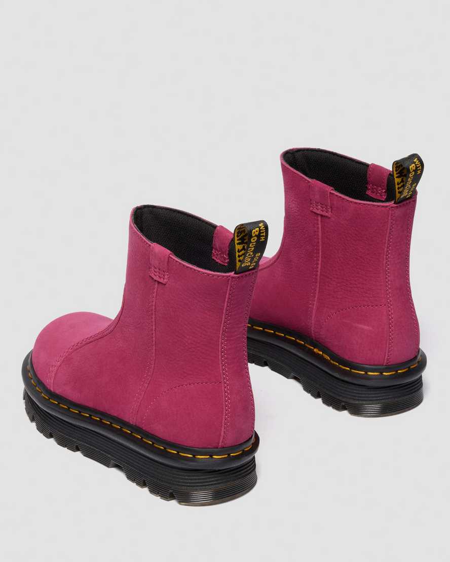 Dr. Martens' Zebzag Rigger Slip On Nubuck Boots In Multi