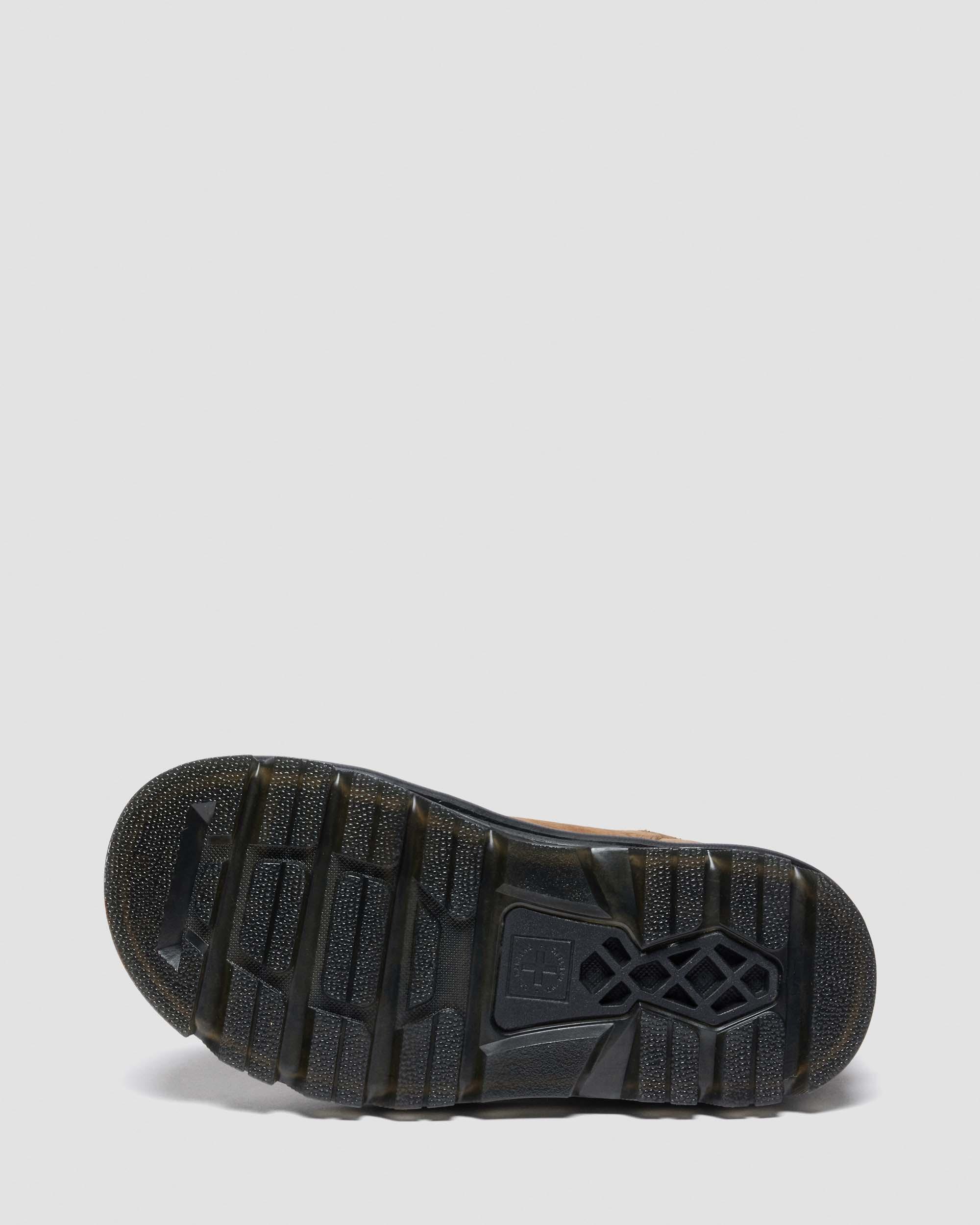 Dr. Martens Zebzag Rigger Warm Lined Slip On Nubuck Boots In Brown