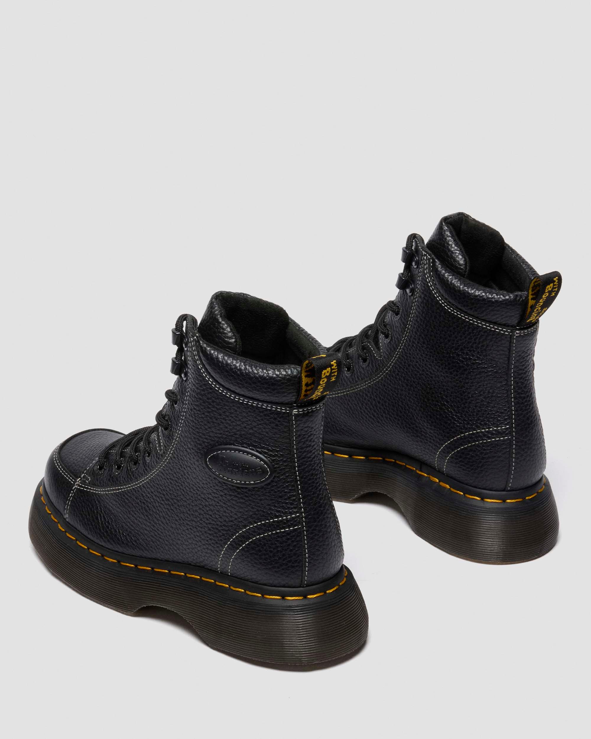 Buzz 8I in Black Milled Nappa | Dr. Martens
