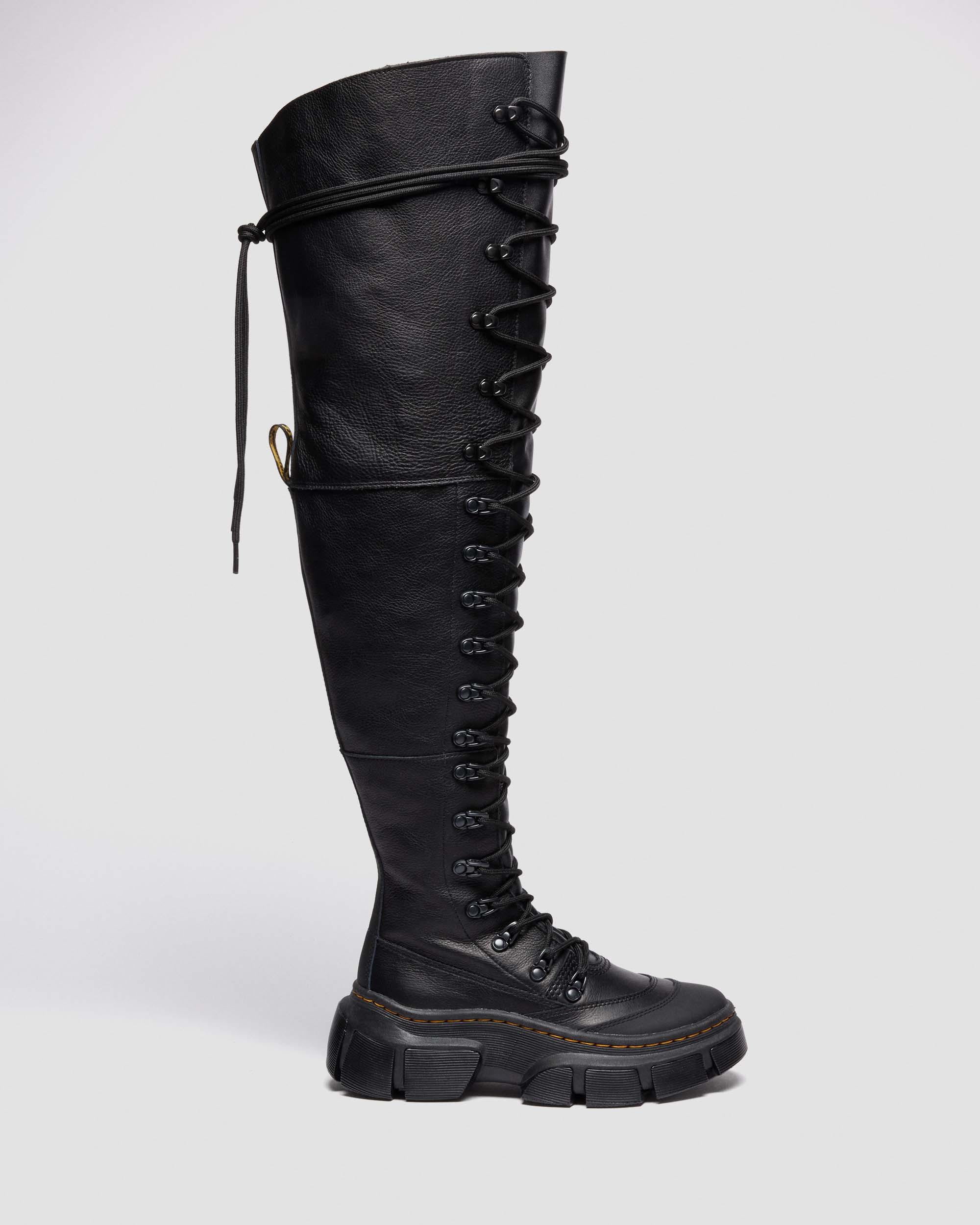 DMXL XTRM HI SOFT LEATHER BOOTS in Black
