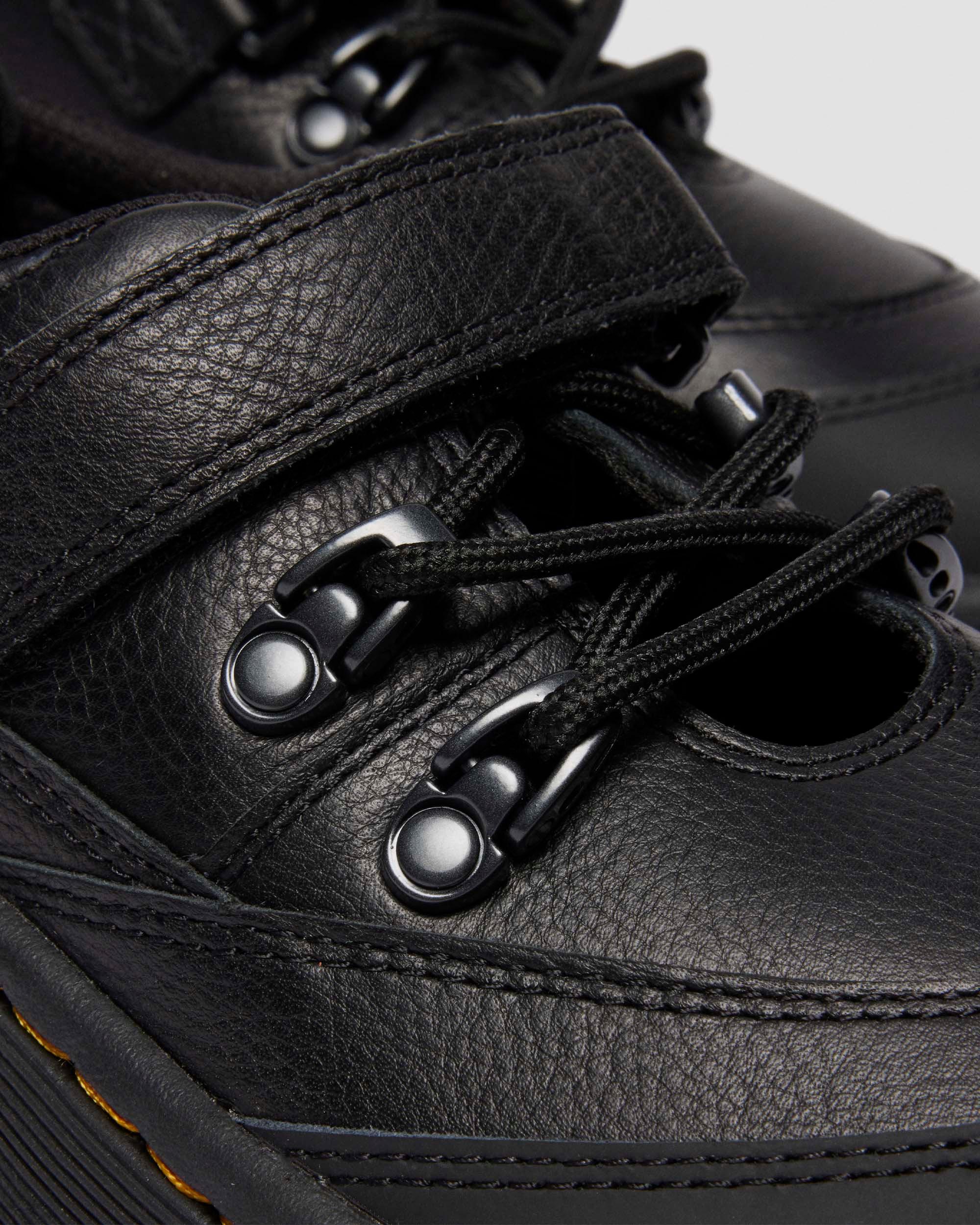 DMXL MARY JANE-SKO I LÆDER in Sort