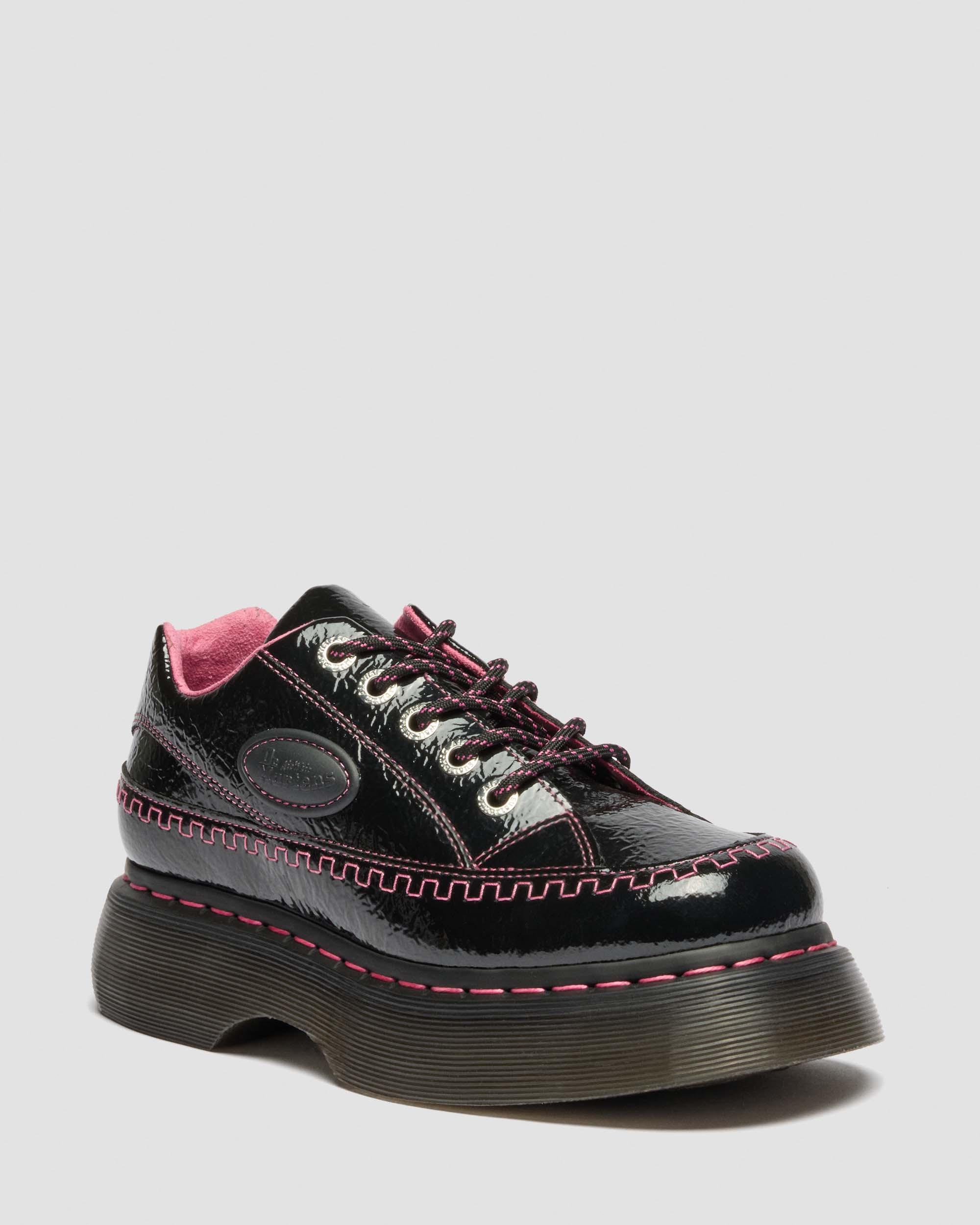 Buzz 5-eye leopard shoes in Light Tan | Dr. Martens