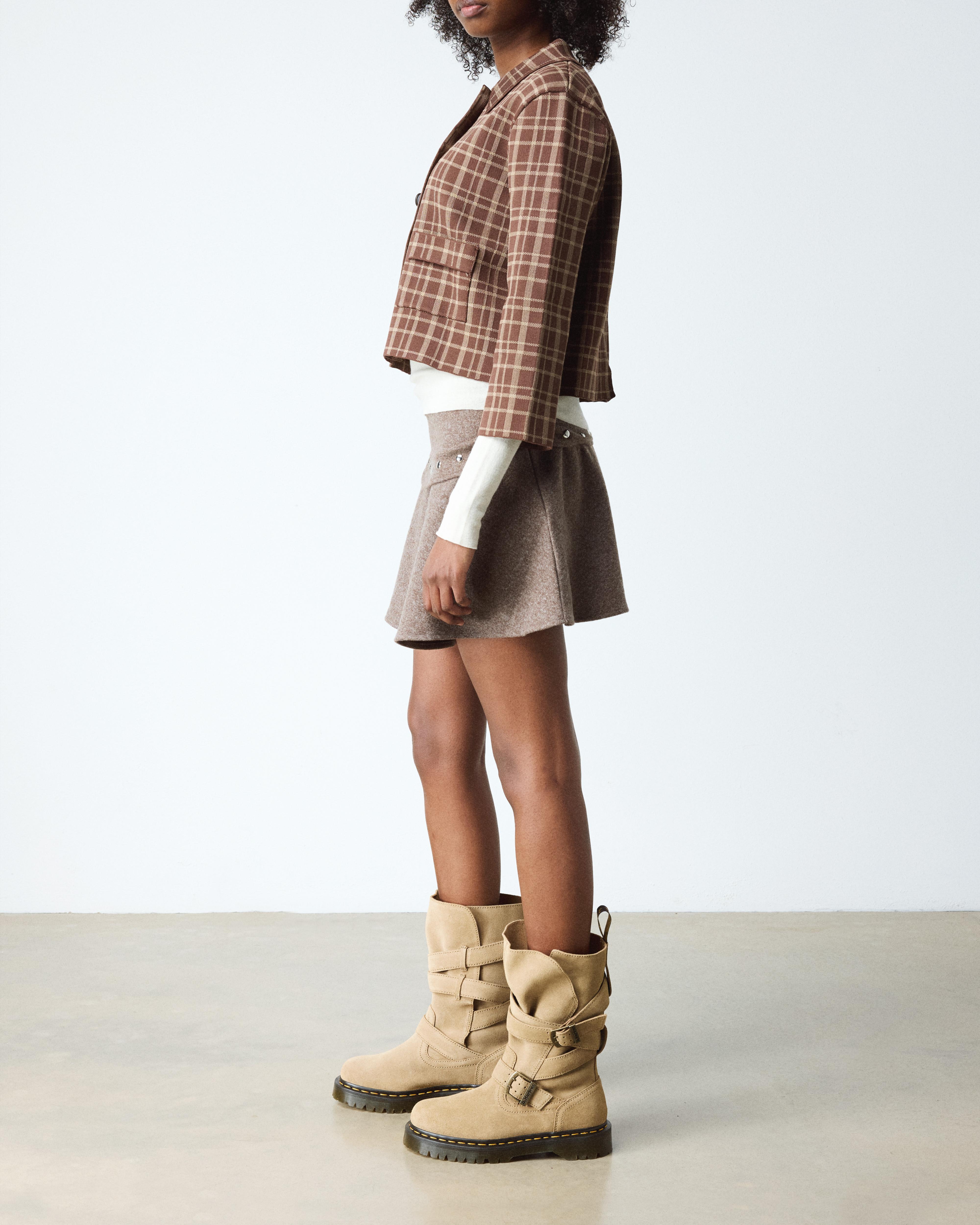 Anistone Two Strap Suede Biker Boots product image