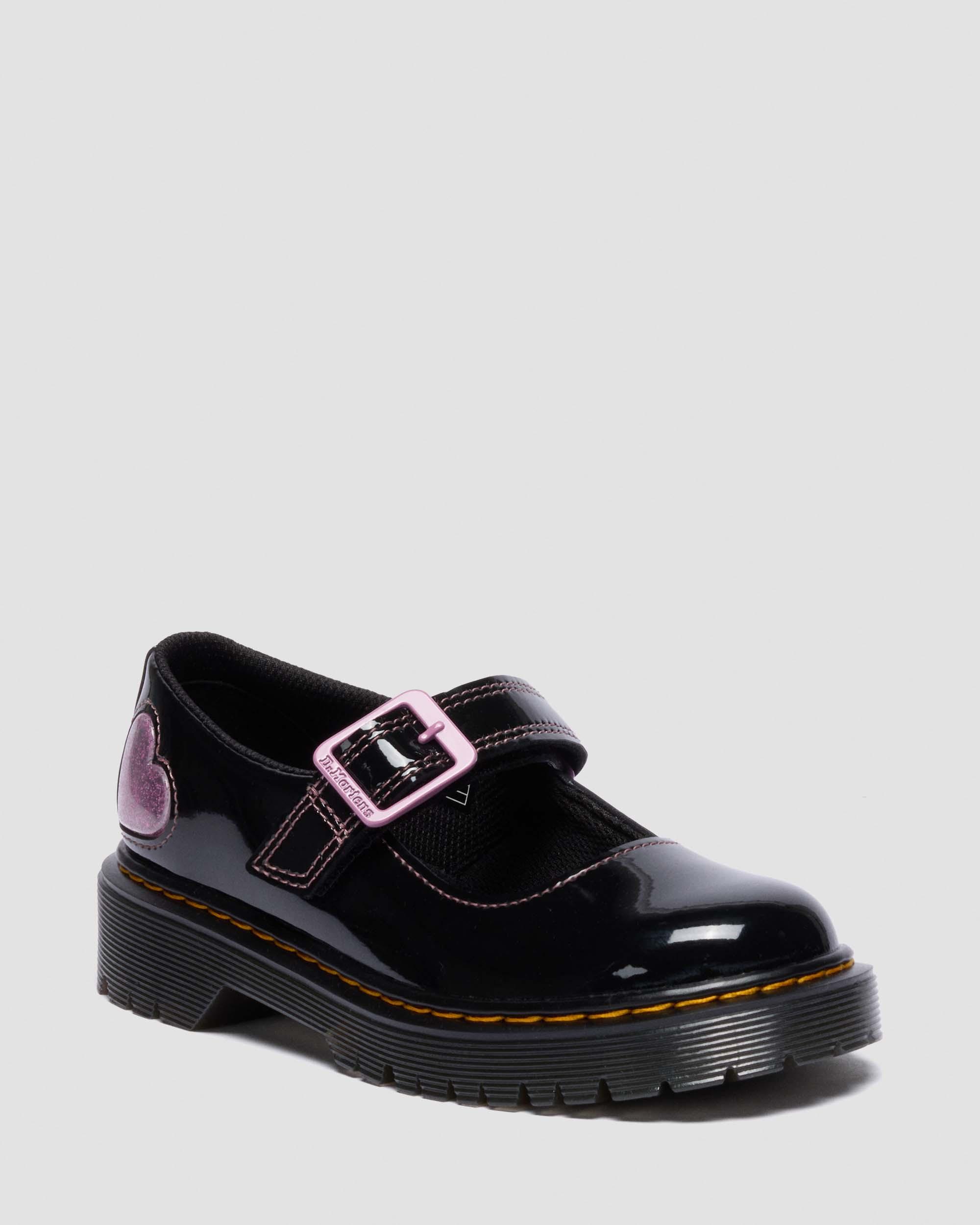 Junior Mary Jane Bex Patent Lamper Leather Shoes in Black