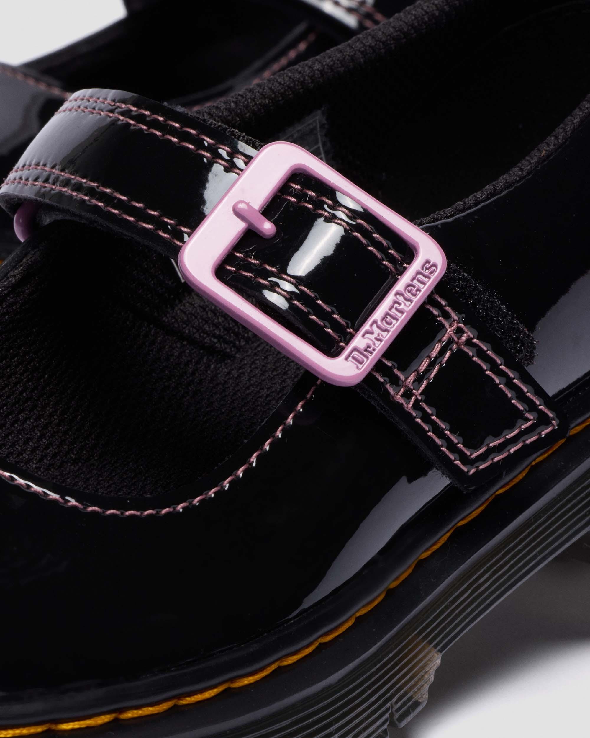 Junior Mary Jane Bex Patent Lamper Leather Shoes in Black