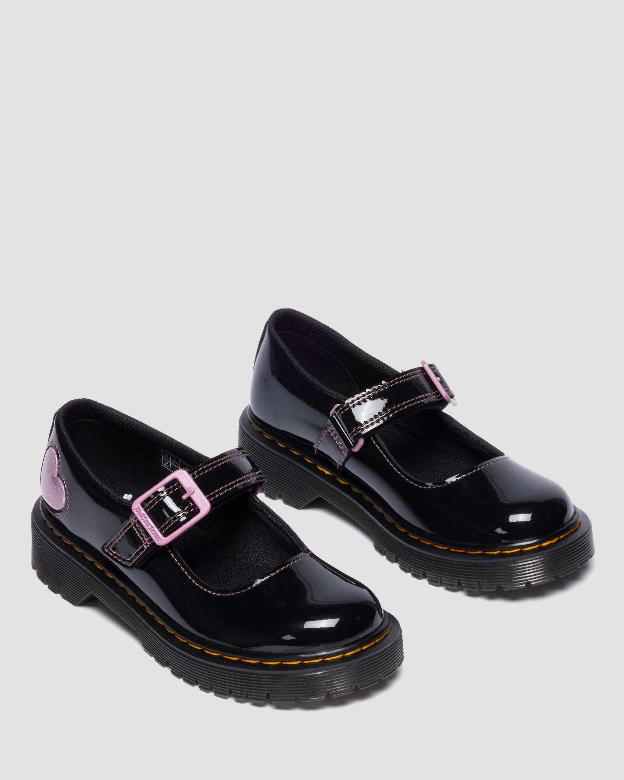 Junior Mary Jane Bex Patent Lamper Leather Shoes in Black