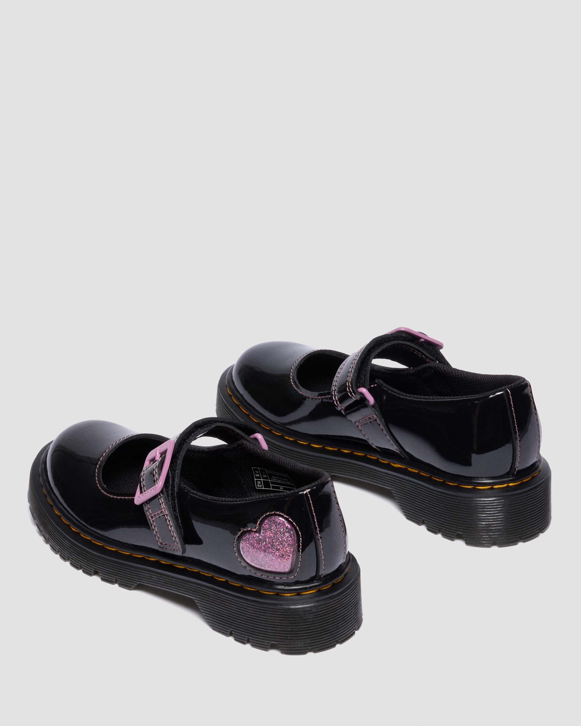 Junior Mary Jane Bex Patent Lamper Leather Shoes in Black