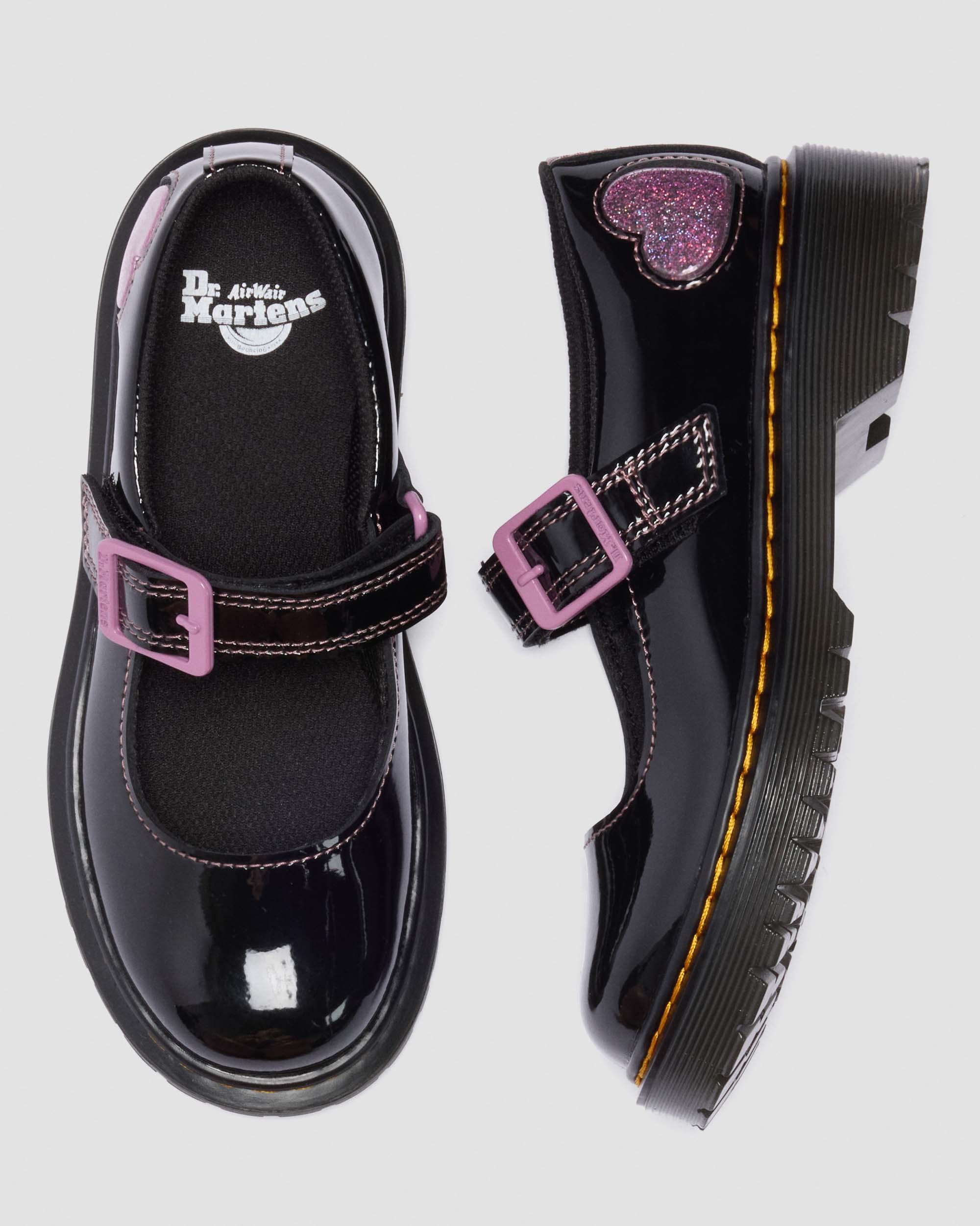 Junior Mary Jane Bex Patent Lamper Leather Shoes in Black