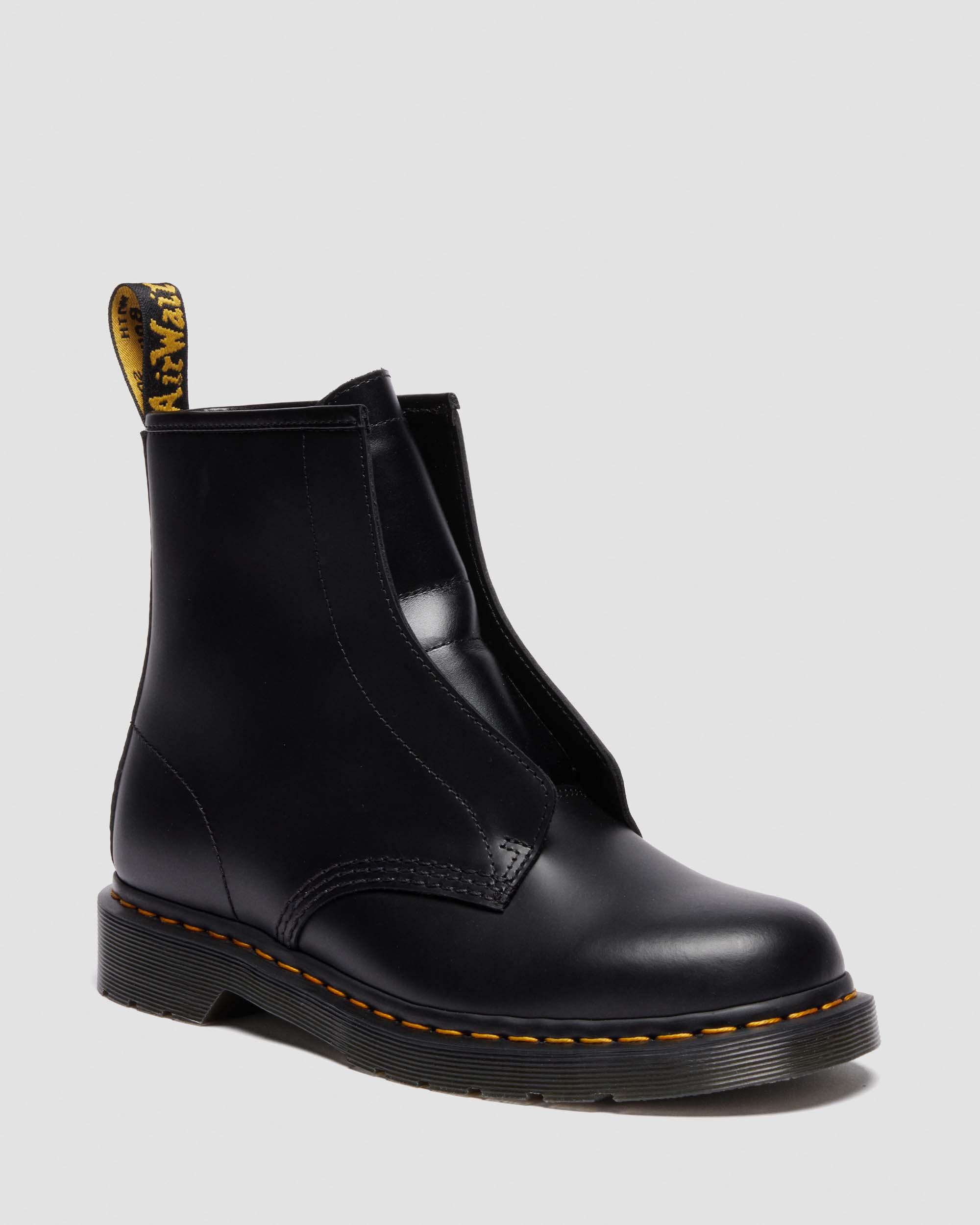 Dr. Martens 1460 Glattleder Slip On Stiefel Ohne Schnürung In Black