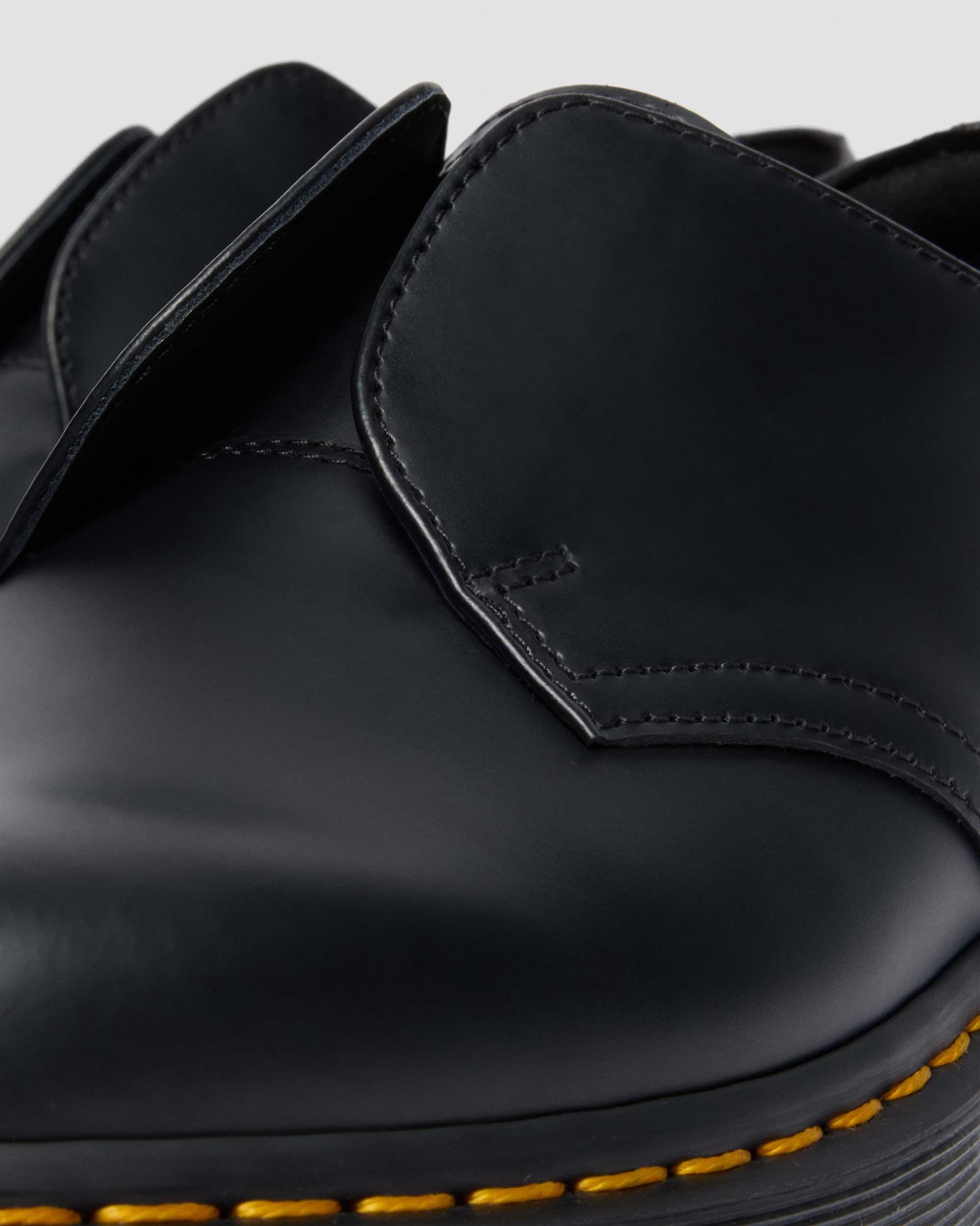 1461 Laceless Smooth Leather Shoes in Black