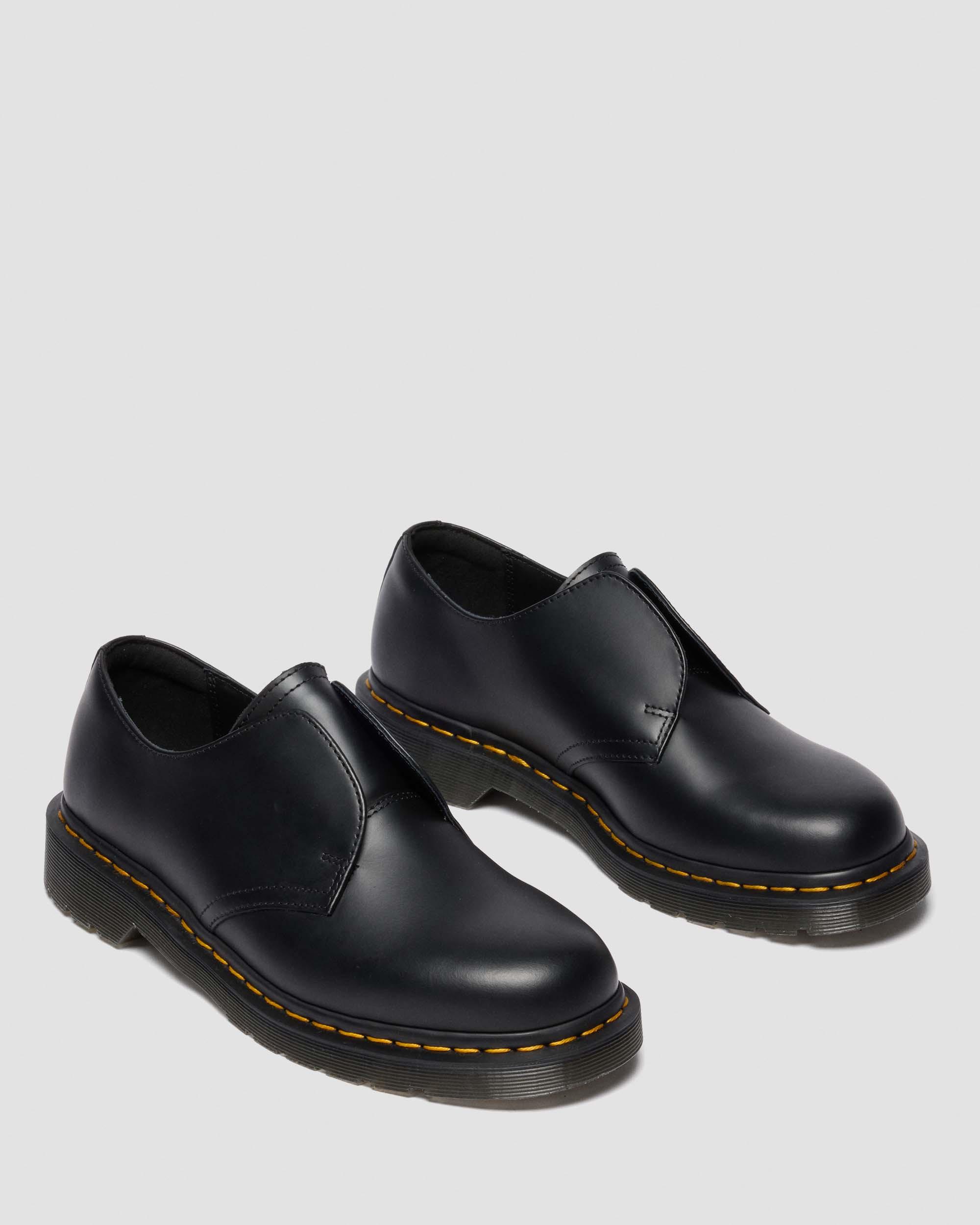 1461 Laceless Smooth Leather Shoes in Black