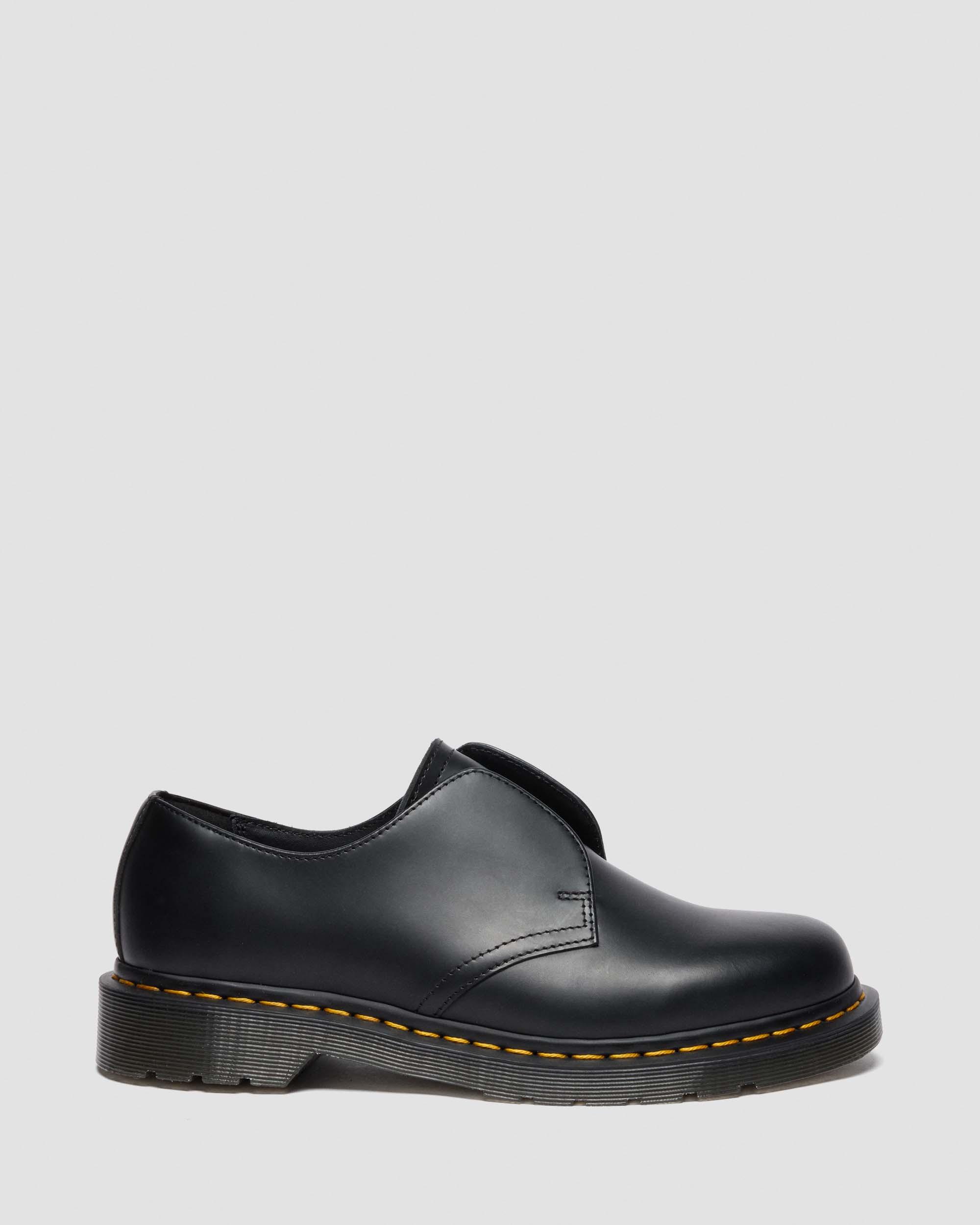1461 Laceless Smooth Leather Shoes in Black | Dr. Martens