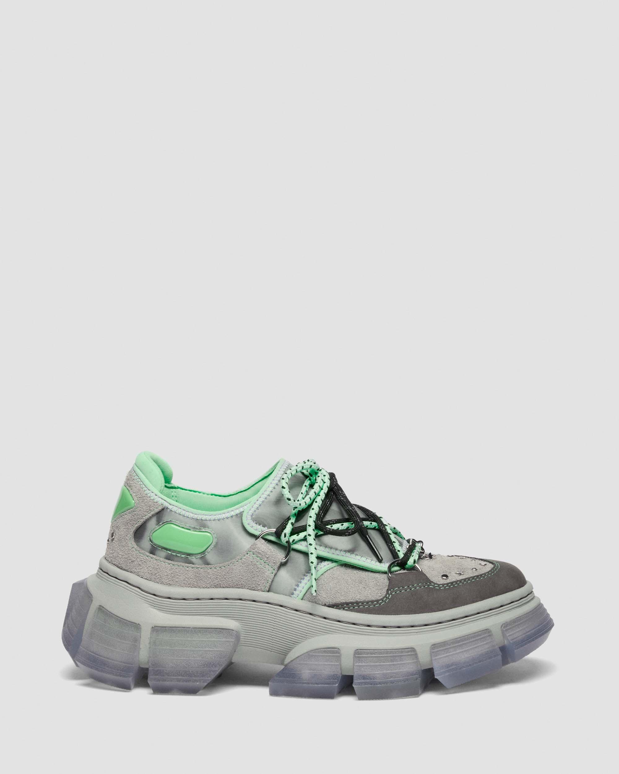 14XX DMXL 2.0 Guard Shoes in Fresh Green & Mid Grey | Dr. Martens