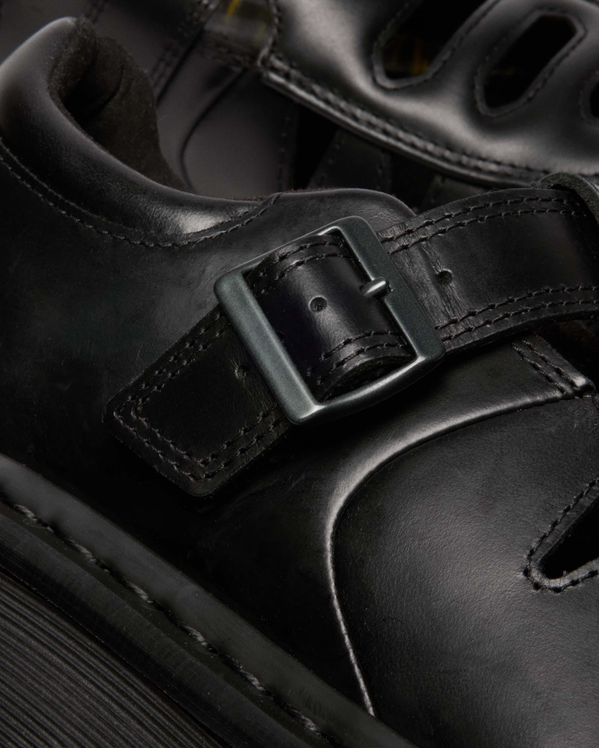 QUBIST Fisherman Shoes in Black