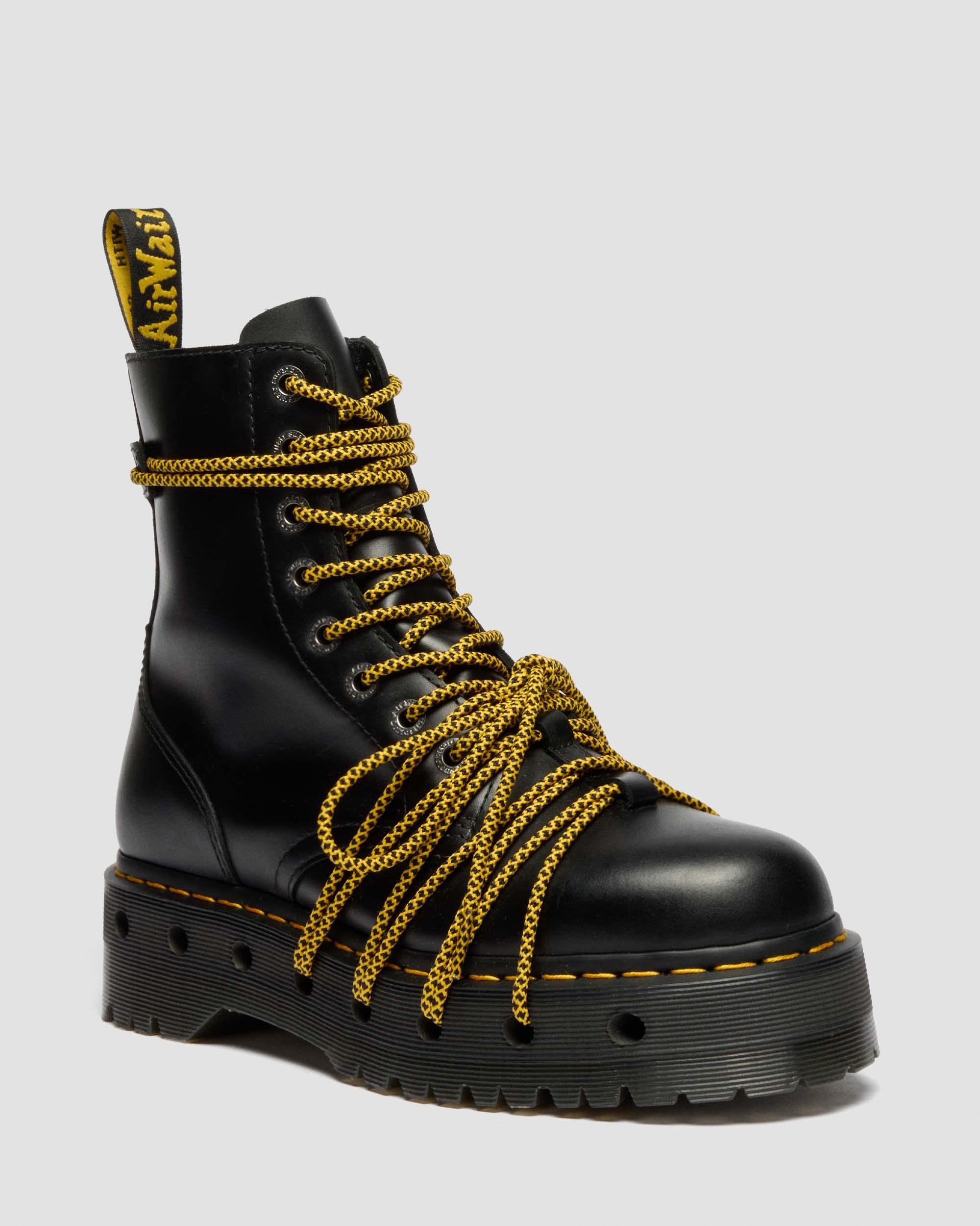 Jadon XL Leren Platformlaarzen in Zwart | Dr. Martens