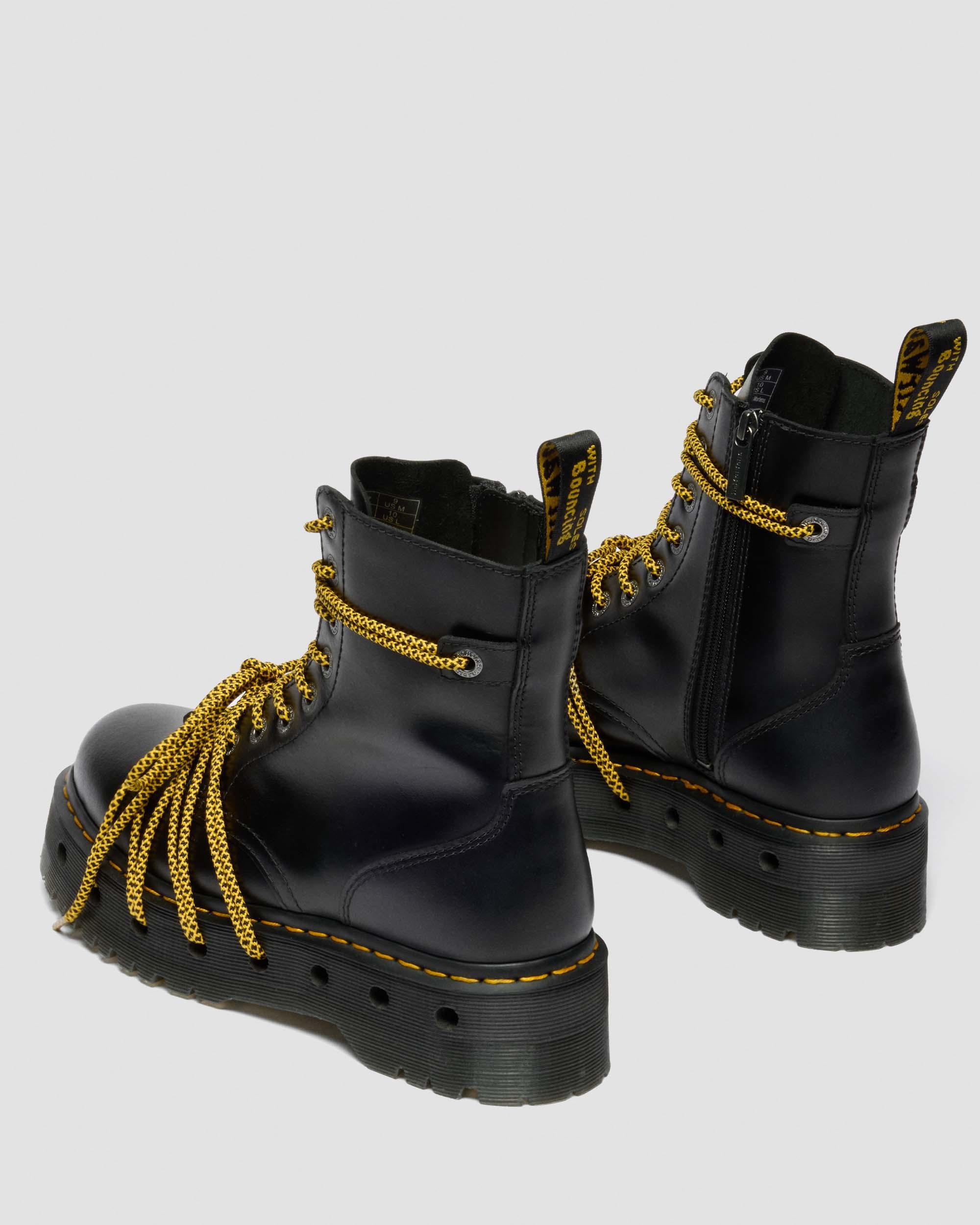 Jadon XL Leather Platform Boots in Black | Dr. Martens