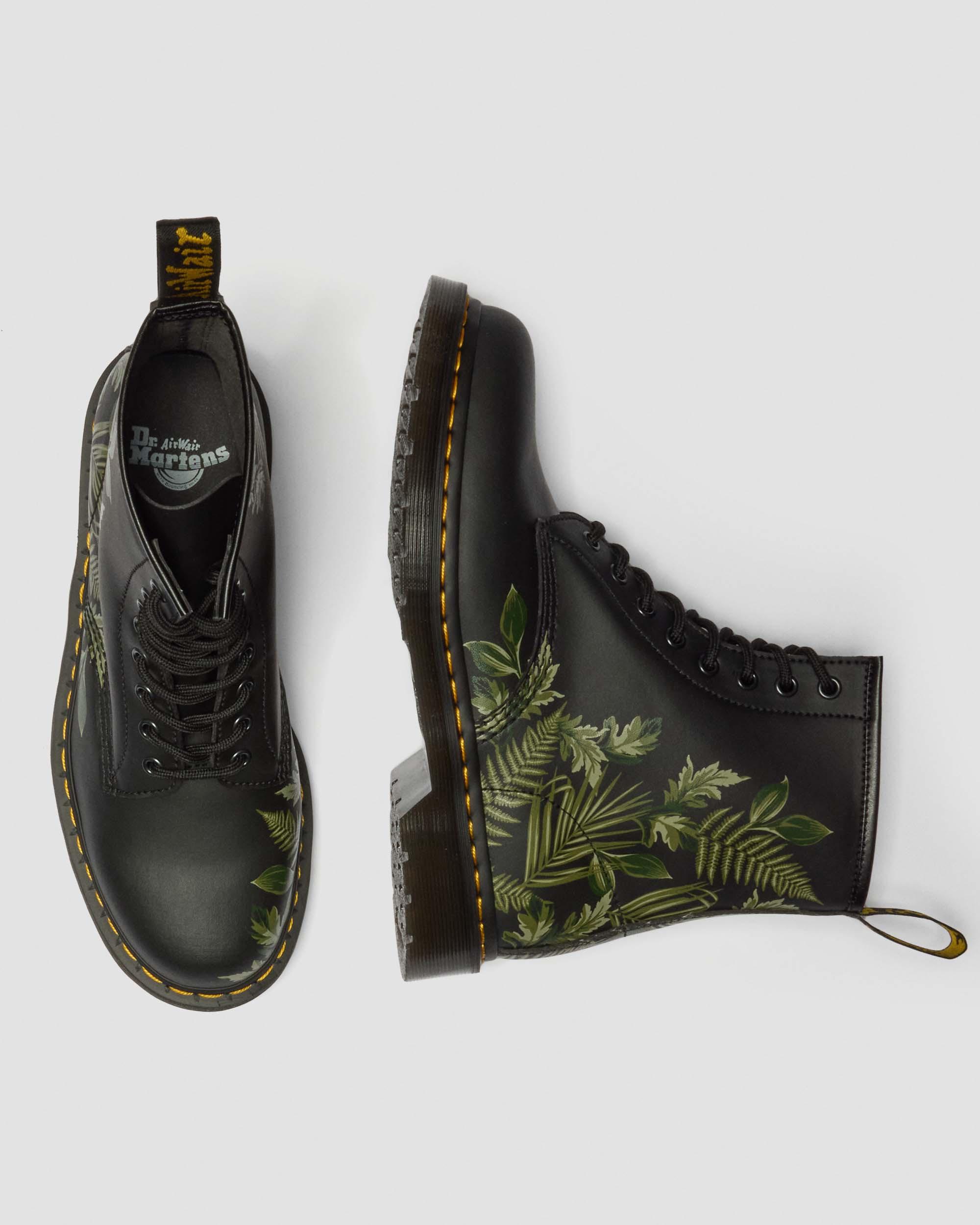 1460 Evergreen Genix Nappa-känga in Svart & Grön