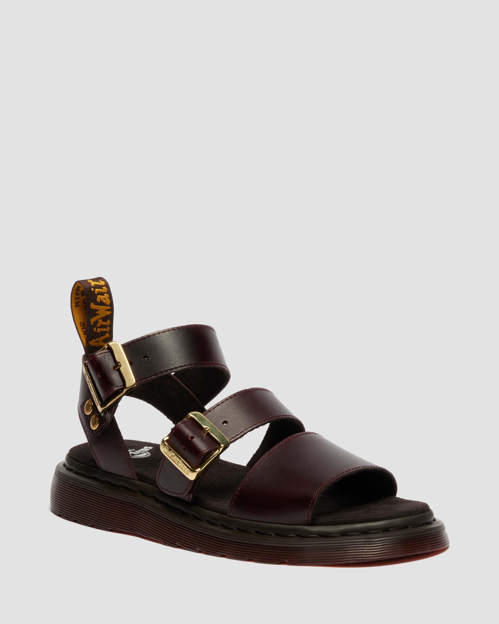 Gryphon Atlas Leather Gladiator Sandals in Charro