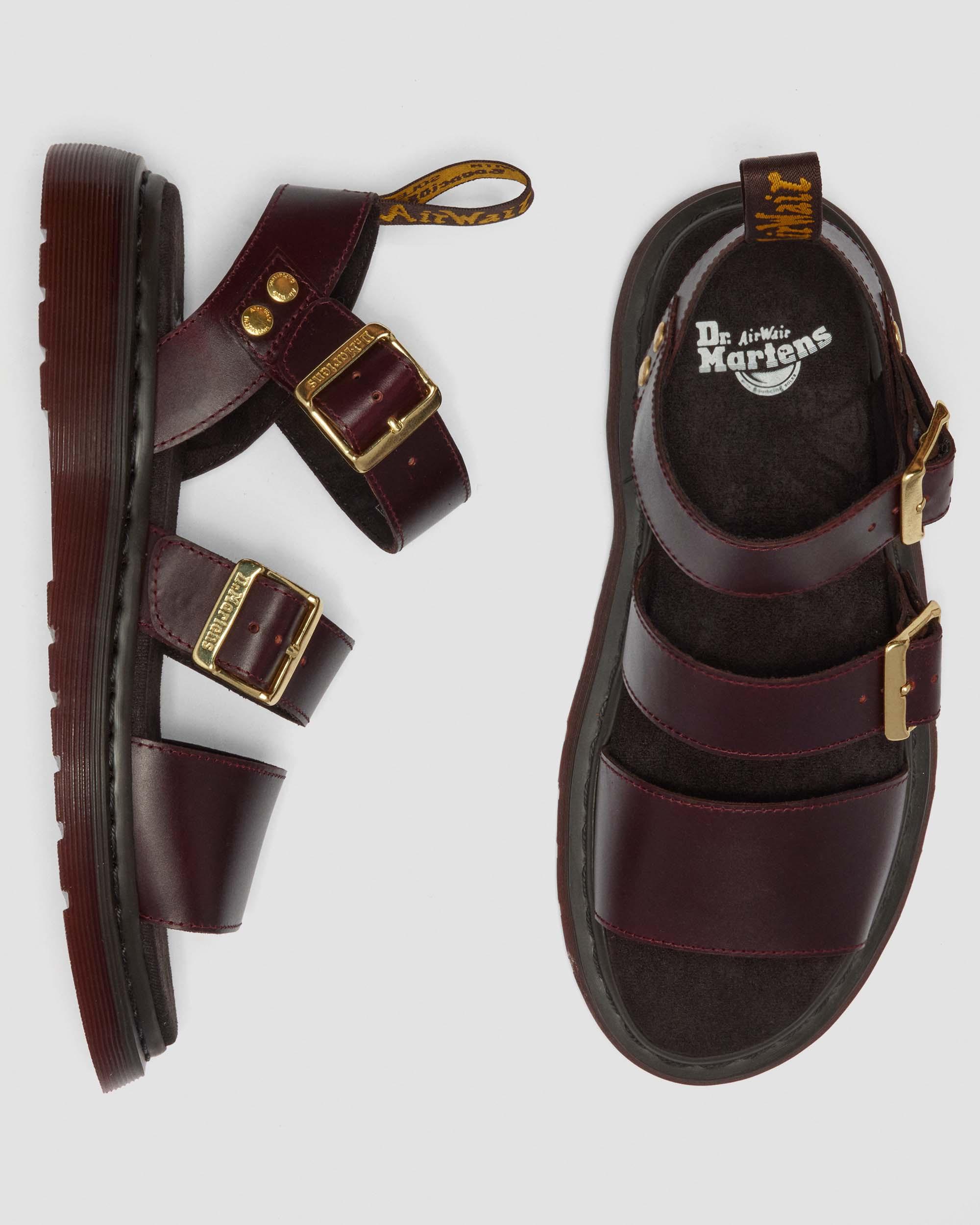 Sandales spartiates Gryphon en cuir Atlas in Charro