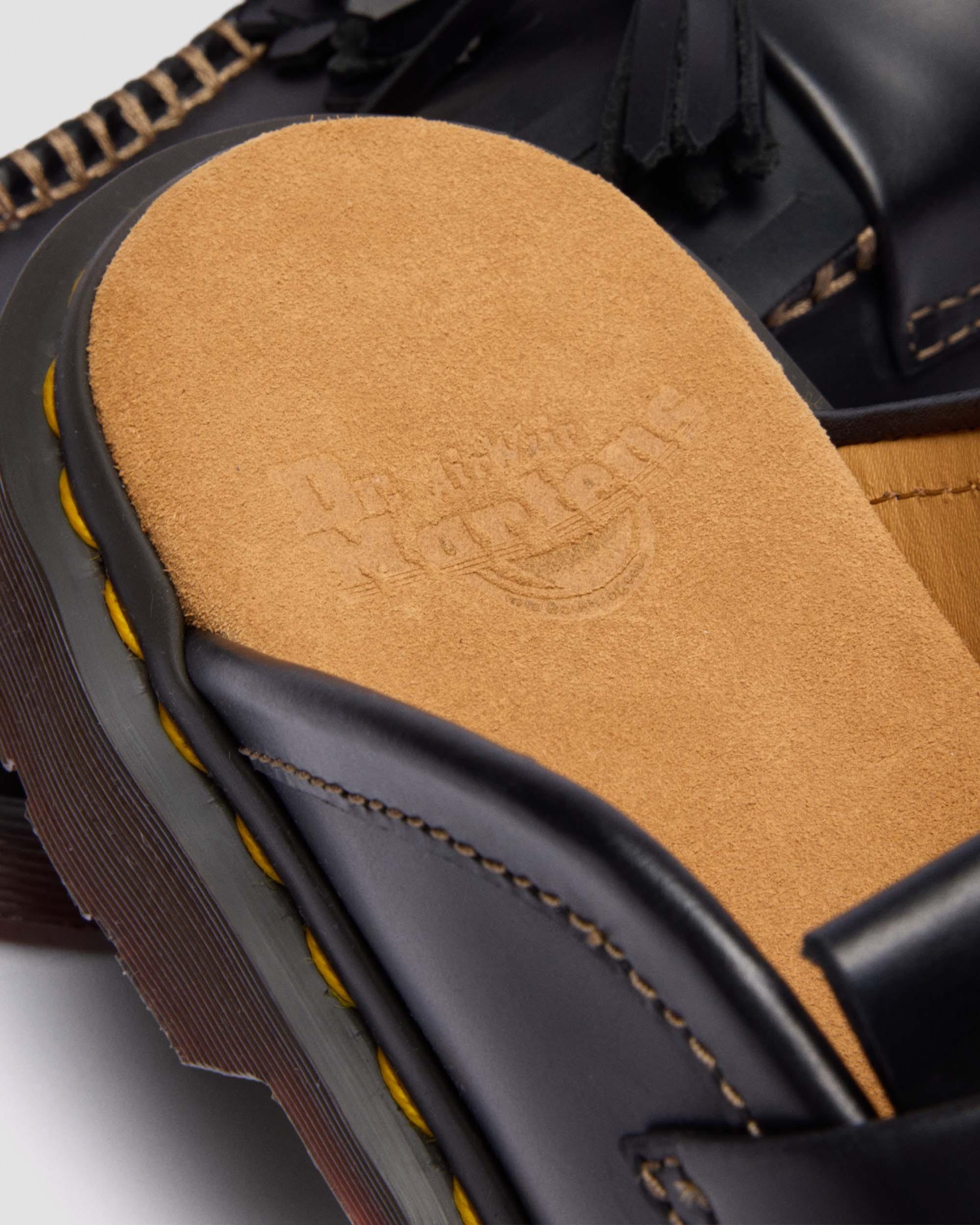 Mules Adrian en cuir in Noir