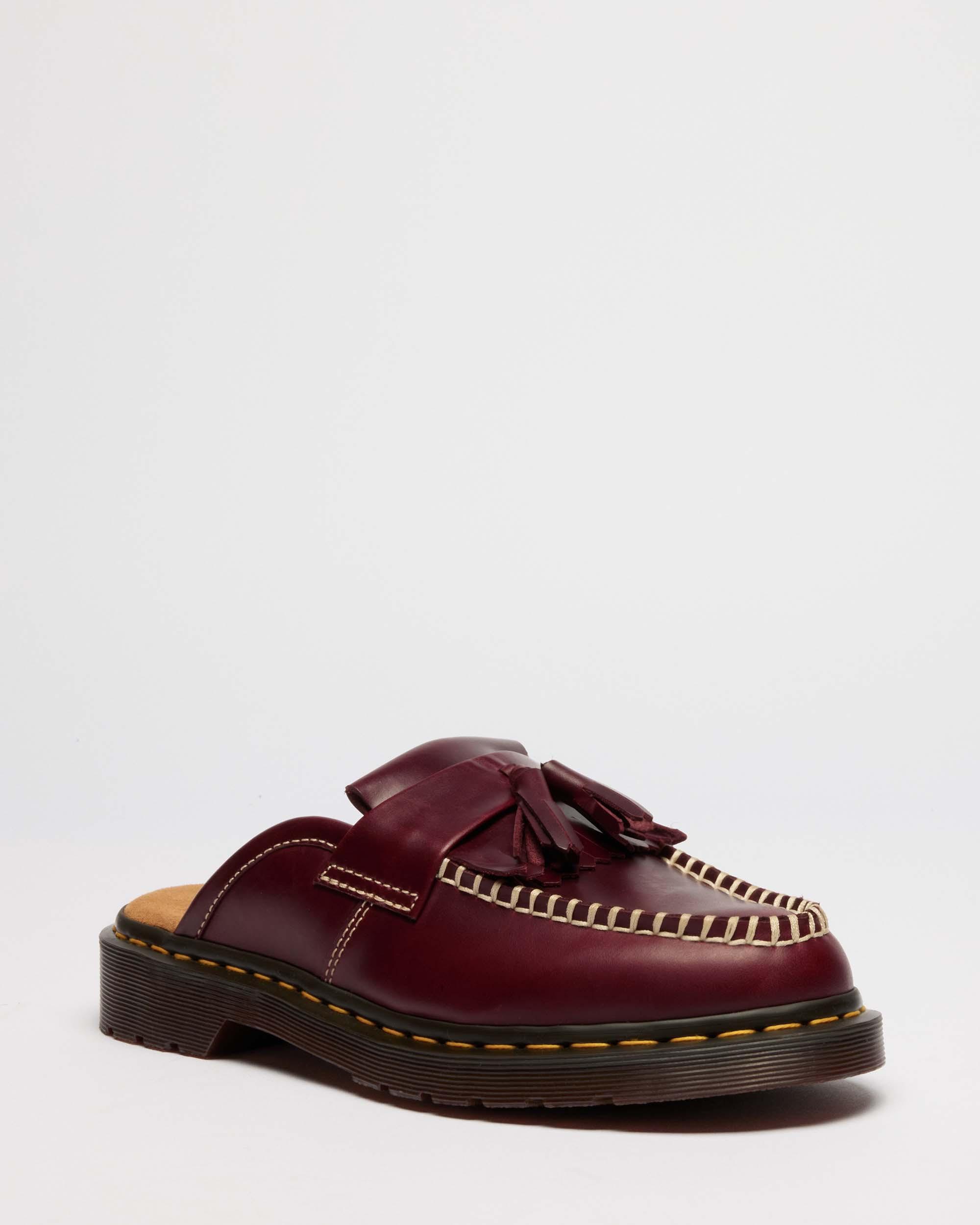 Dr. Martens Adrian Leren Mules Schoenen in Rood,