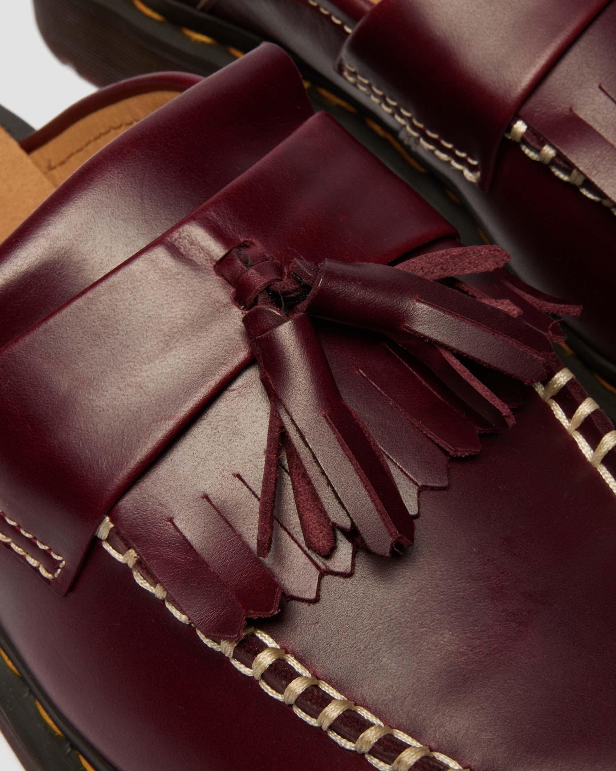 Mules Adrian in pelle in Rosso Ciliegia