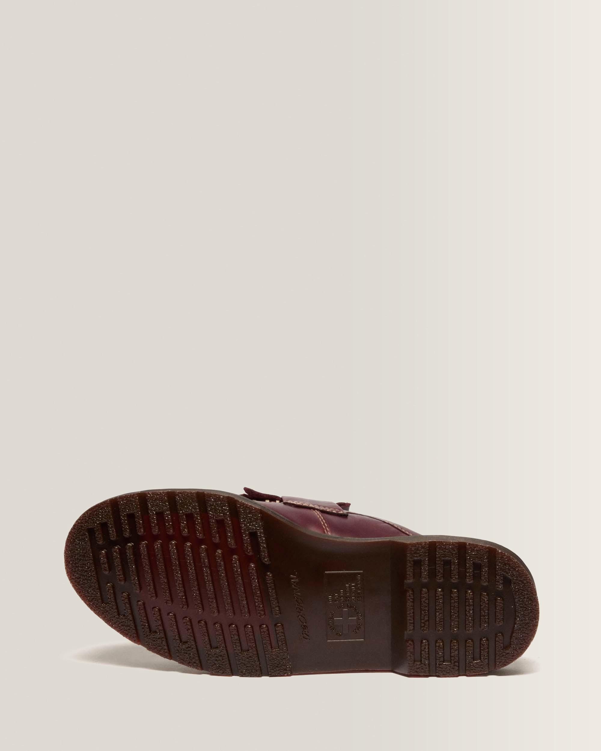 Adrian Leather Mules in Cherry Red | Dr. Martens™