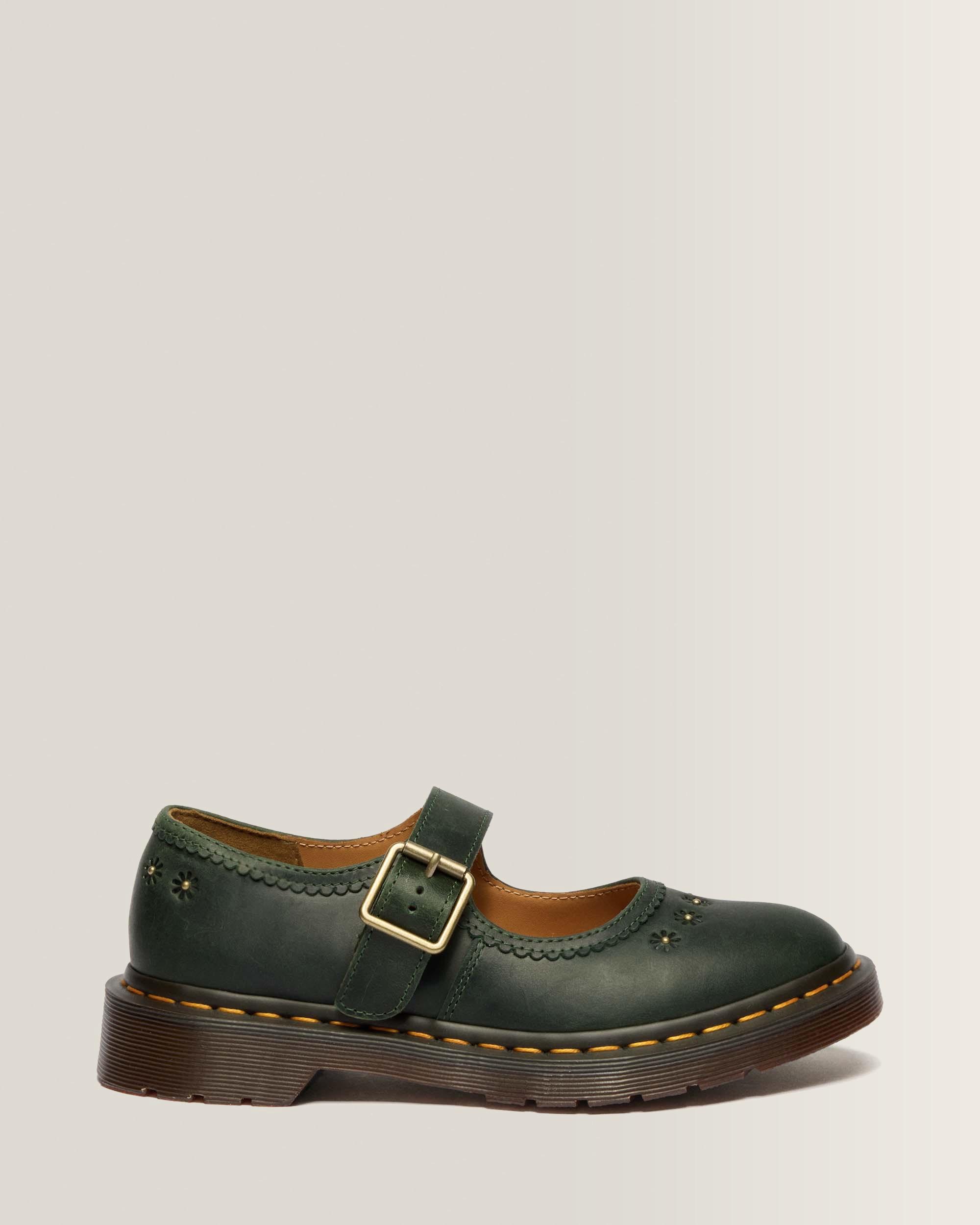 Dr.Martens flower pattern 14ホールレザーワークブーツ 1460 Vonda