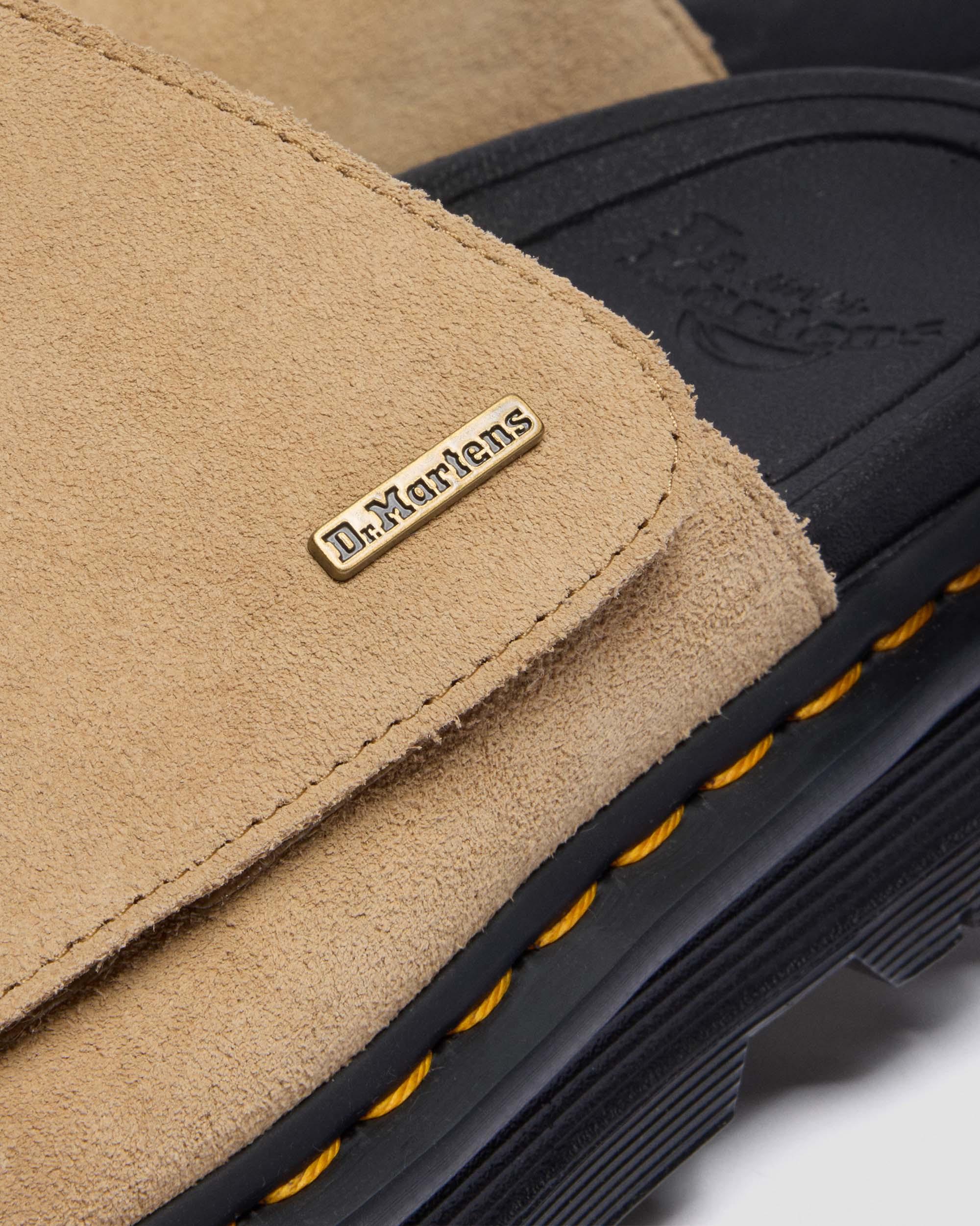 Zebzag-platformsandaler i ruskind in Cámel