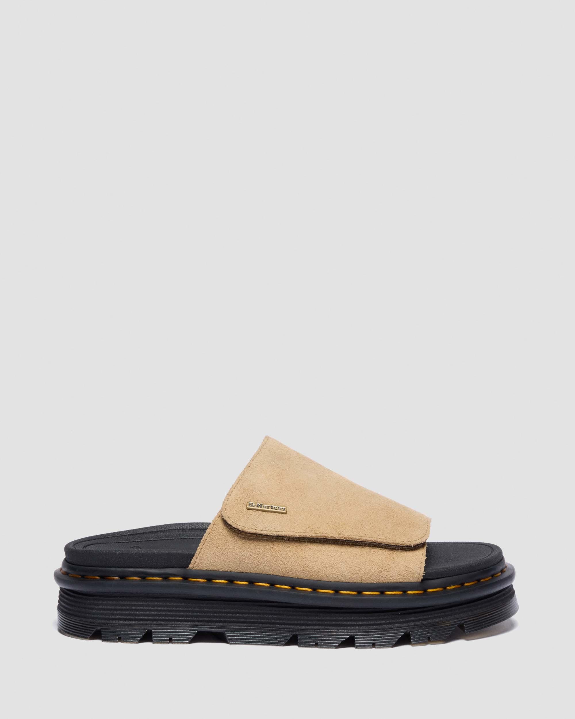 Zebzag-platformsandaler i ruskind in Cámel