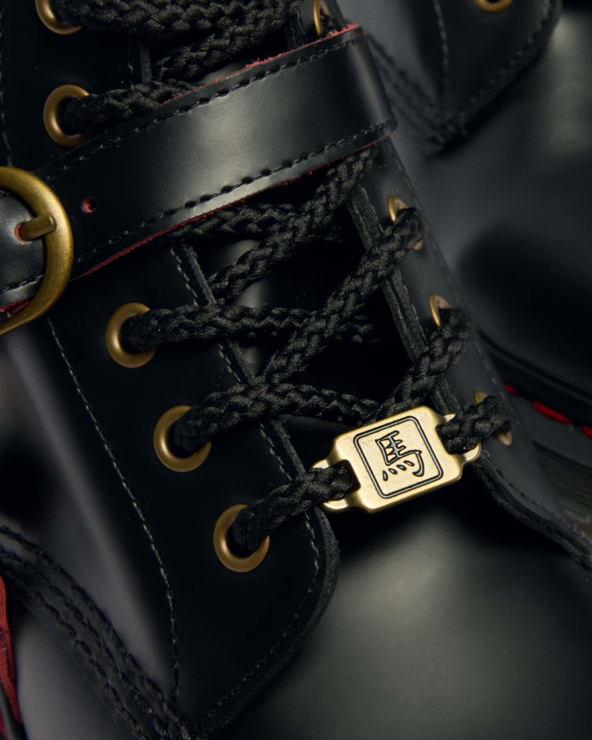 1460 Year Of The Horse Leather Boots in Black | Dr. Martens