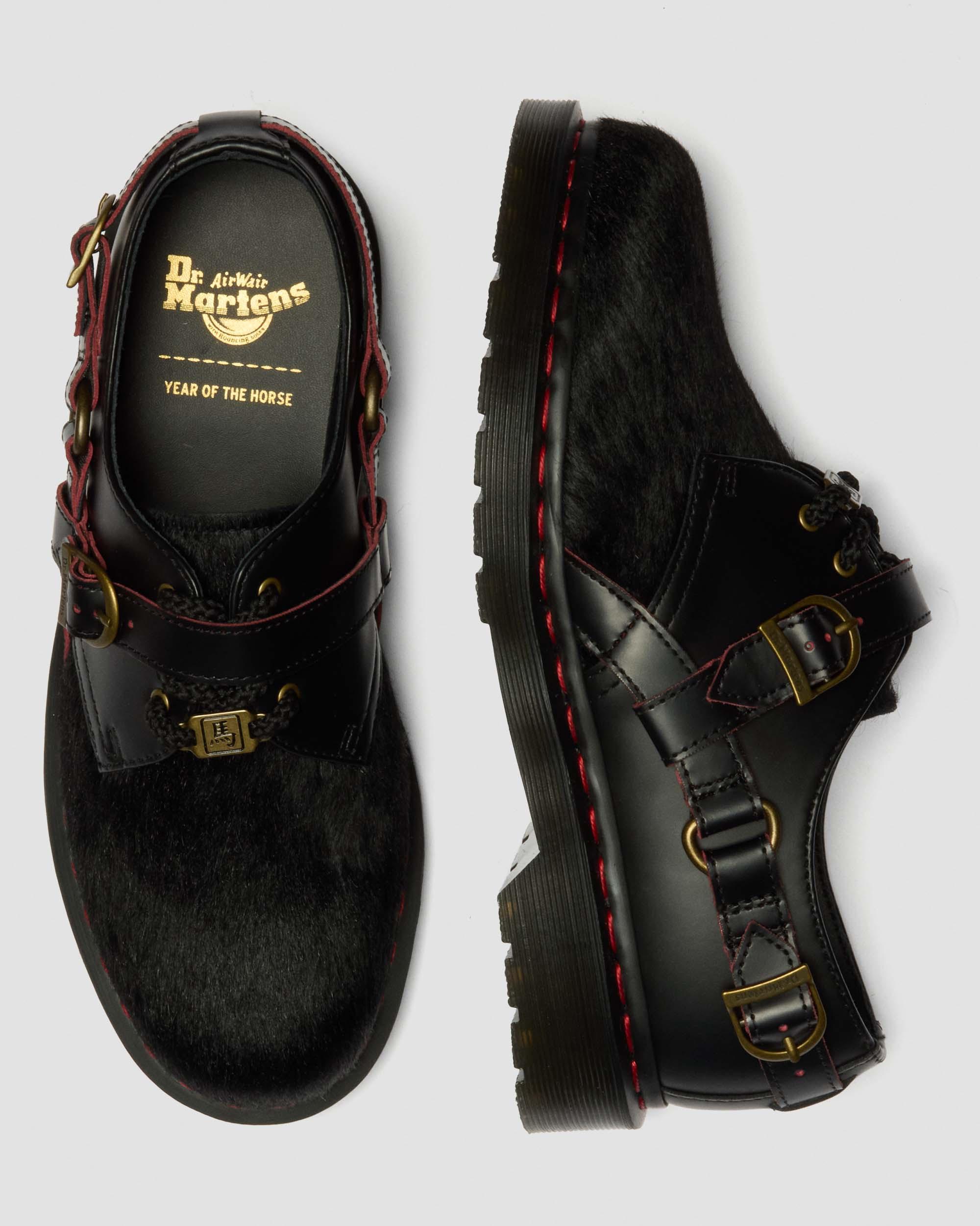 1461 Year Of The Horse Leather Shoes in Black | Dr. Martens