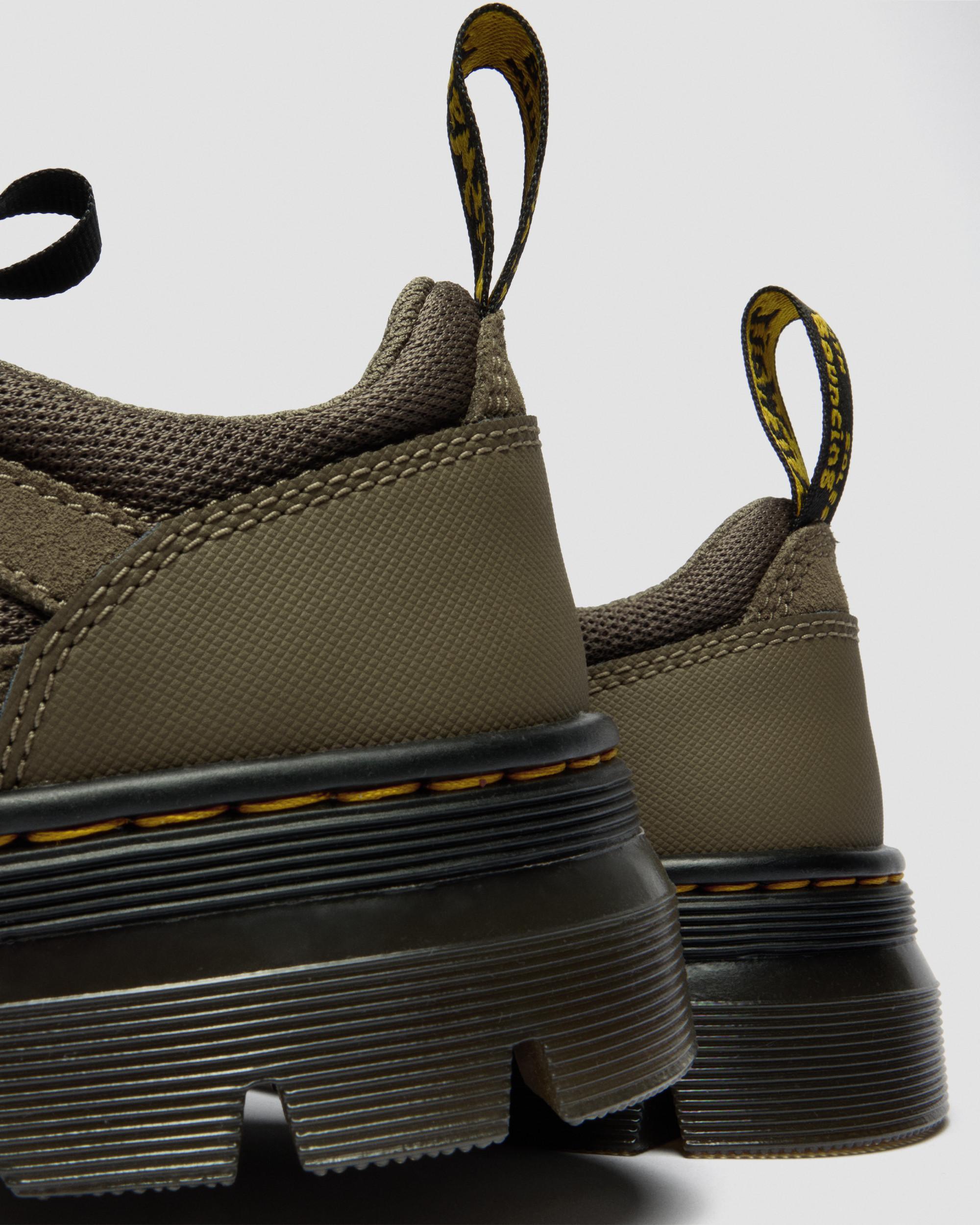 Reeder Mk.02 Canvas & Genix Nappa Utility Shoes in Dms Olive | Dr