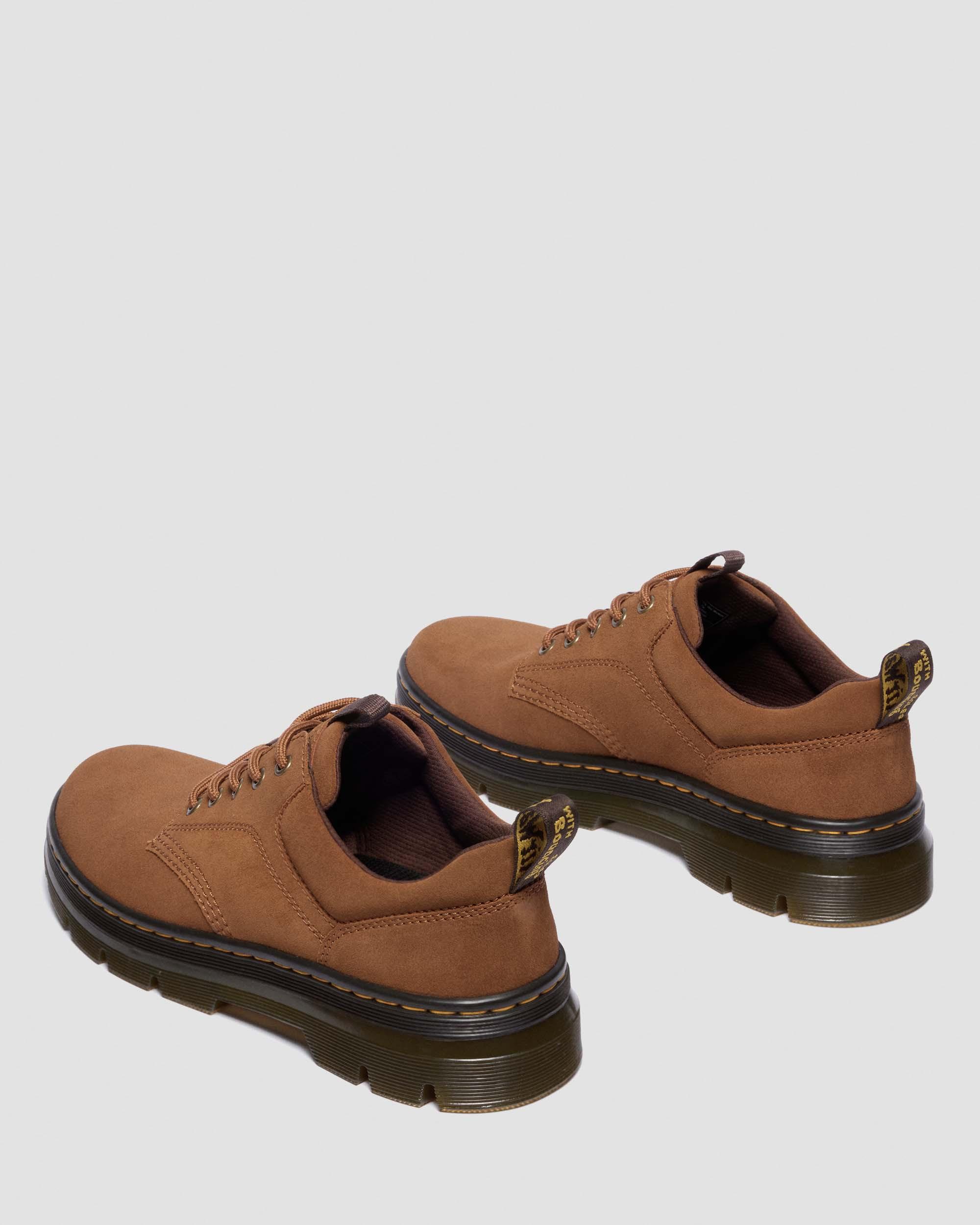 Reeder Greasy Suede Utility Shoes in DESERT BROWN