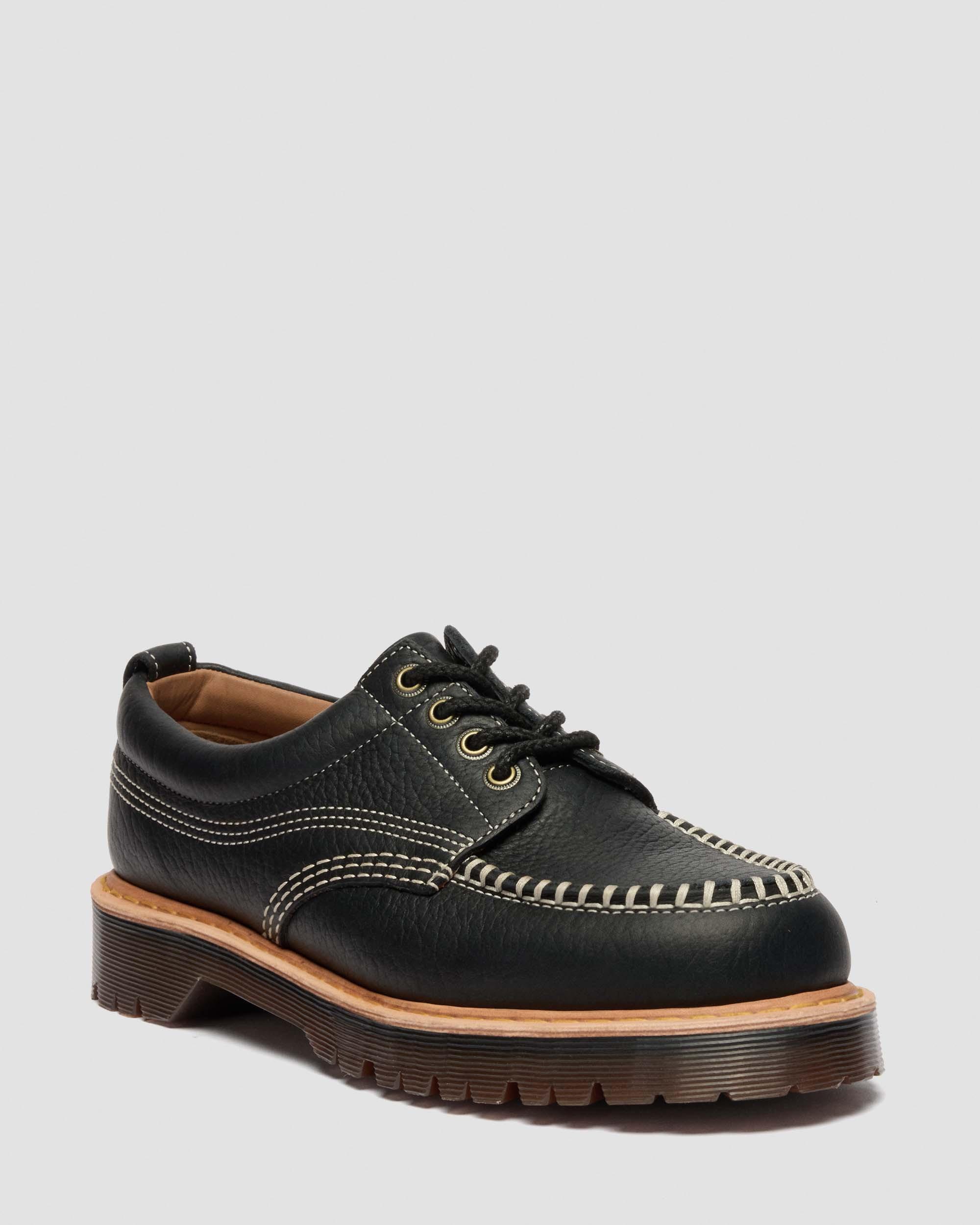 Lowell Leather Moc Toe Shoes in Butterscotch | Dr. Martens