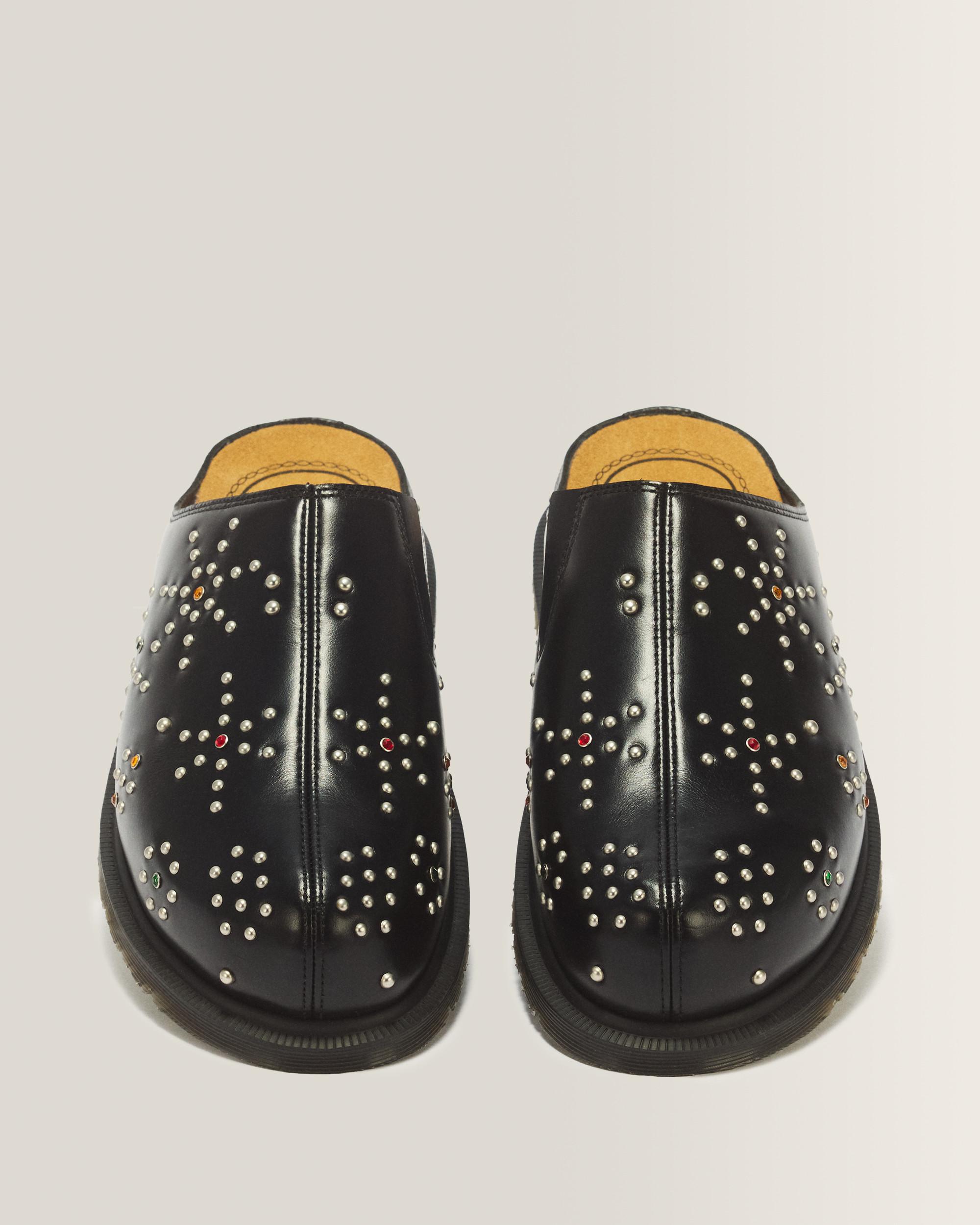 San Studded Leather Mules in Black | Dr. Martens display picture 3